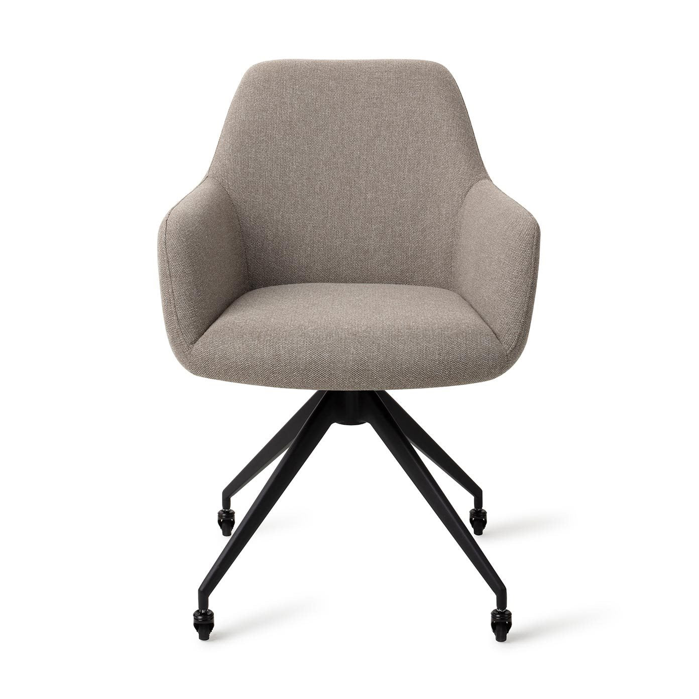 Jesper Home Hiroo Foggy Fusion Eetkamerstoel - Glide Black - KwaliteitWonen.nl