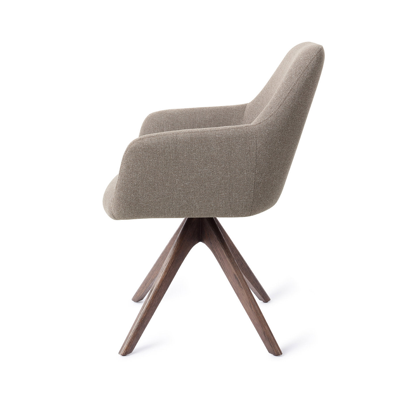 Jesper Home Hiroo Foggy Fusion Eetkamerstoel - Revolve Oak Walnut - KwaliteitWonen.nl