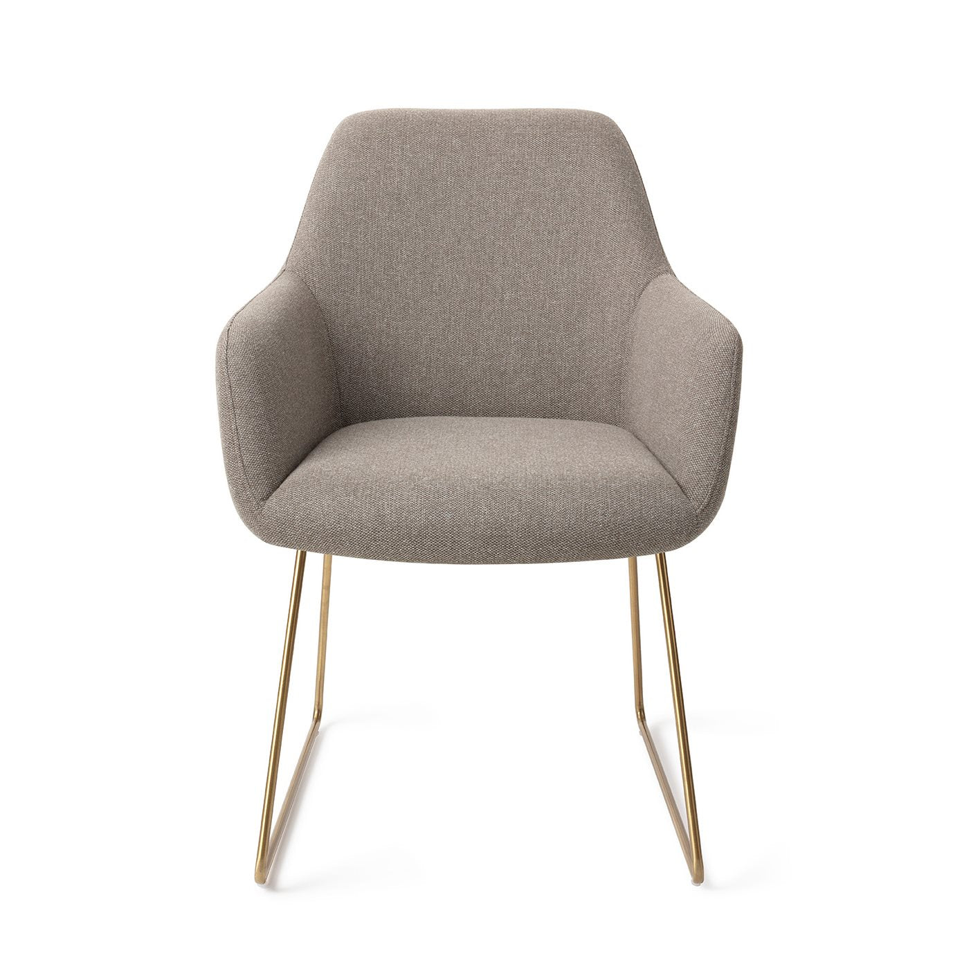 Jesper Home Hiroo Foggy Fusion Eetkamerstoel - Slide Gold - KwaliteitWonen.nl