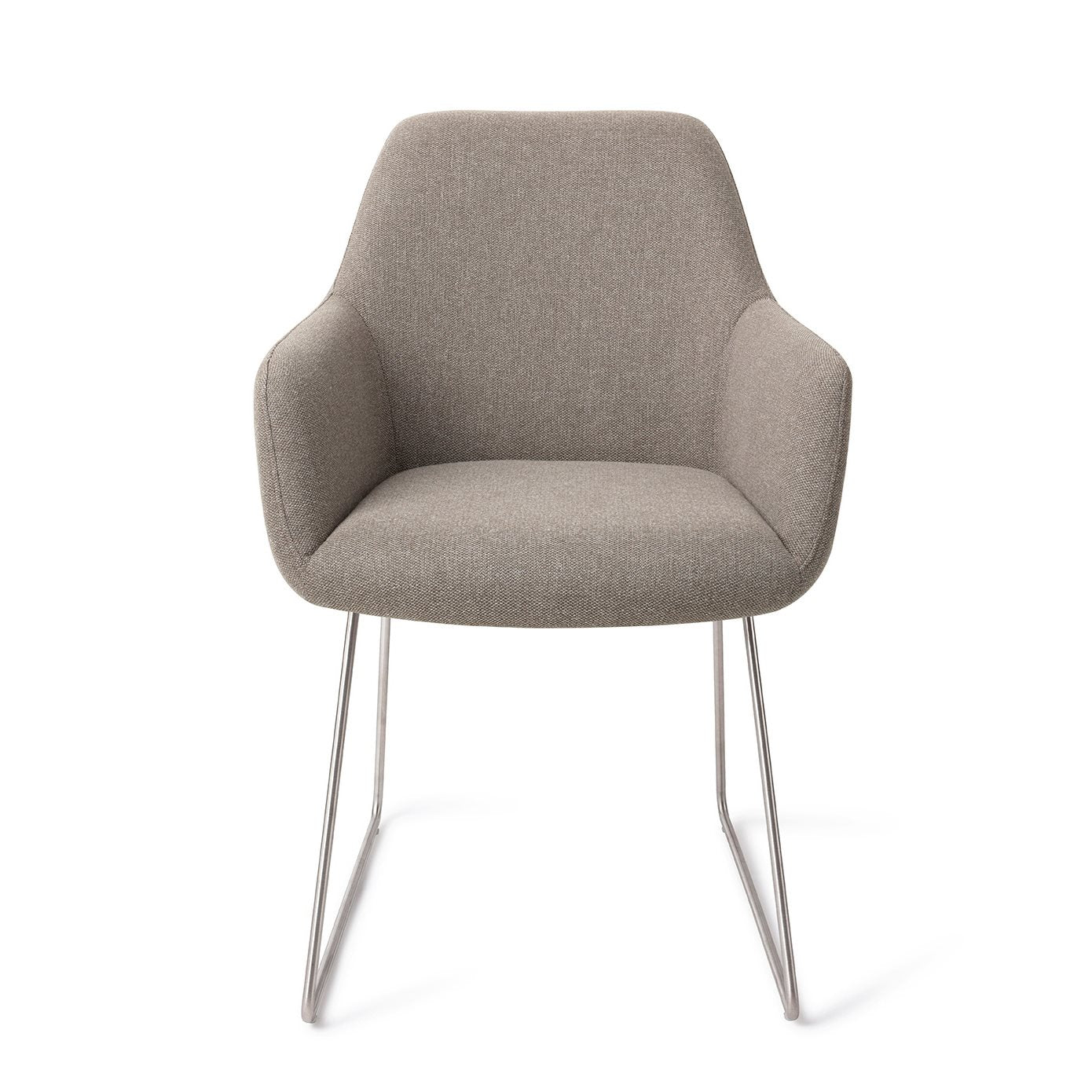 Jesper Home Hiroo Foggy Fusion Eetkamerstoel - Slide Steel - KwaliteitWonen.nl