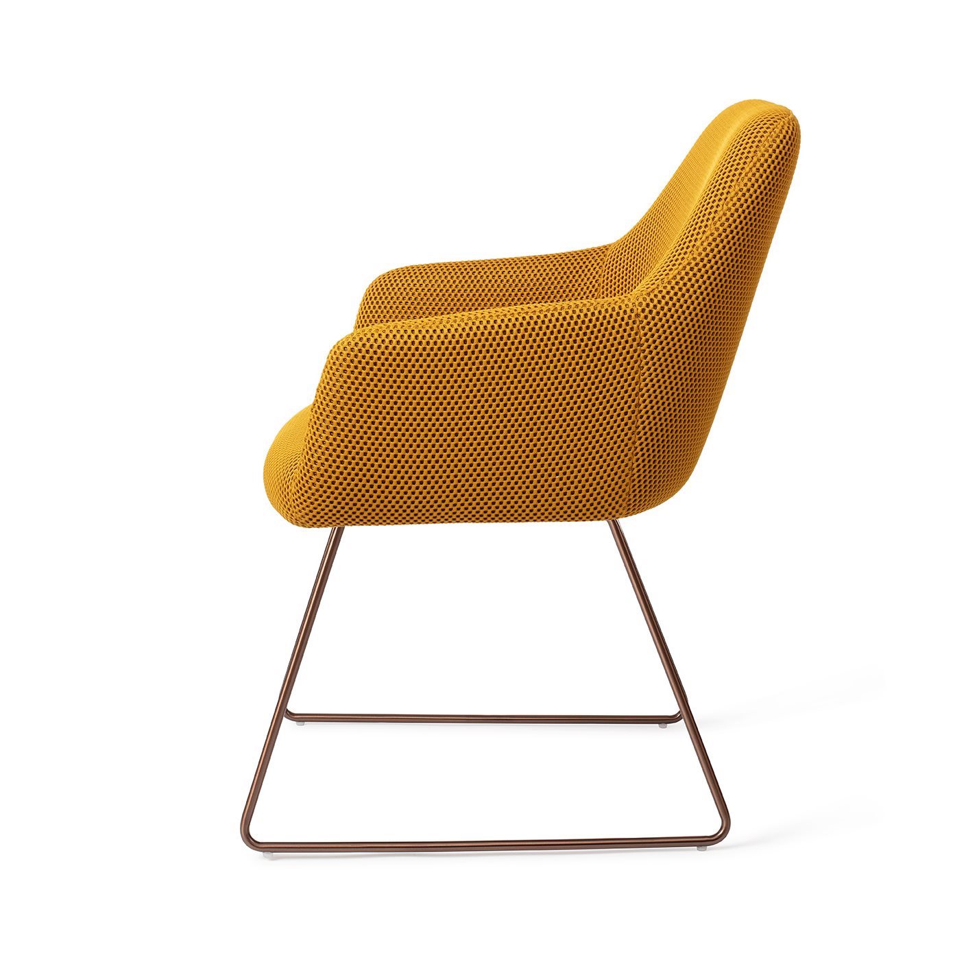 Jesper Home Hiroo Groovy Garam Eetkamerstoel - Slide Rose - KwaliteitWonen.nl