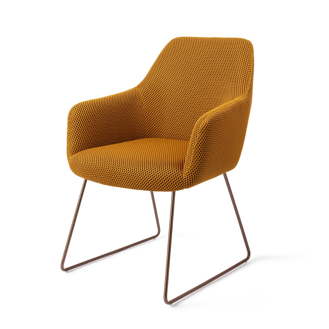 Jesper Home Hiroo Groovy Garam Eetkamerstoel - Slide Rose - KwaliteitWonen.nl