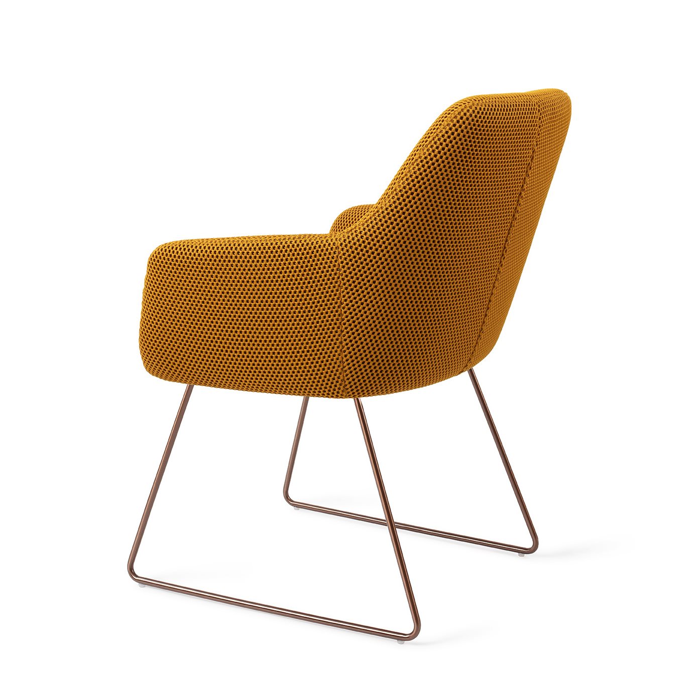 Jesper Home Hiroo Groovy Garam Eetkamerstoel - Slide Rose - KwaliteitWonen.nl