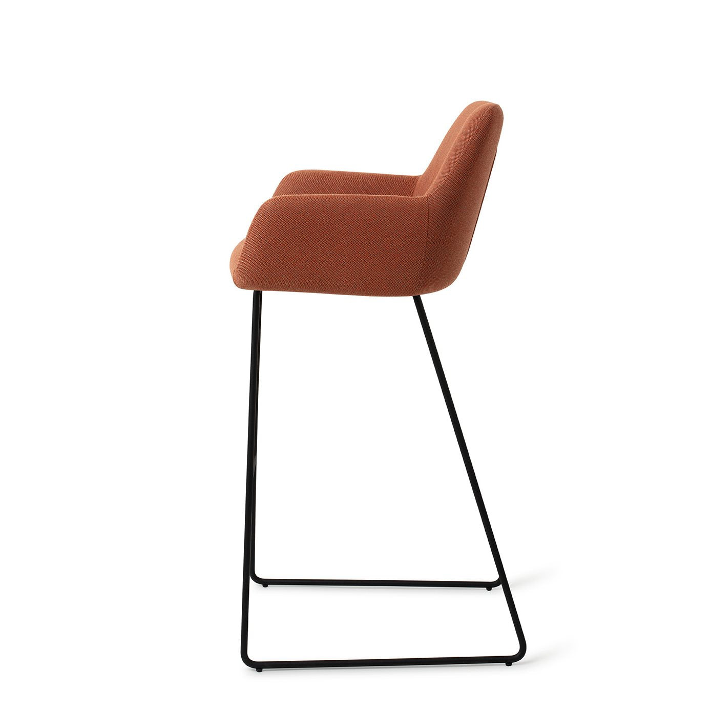 Jesper Home Hiroo Hearth Harmony Barkruk - Slide Black (H) - KwaliteitWonen.nl