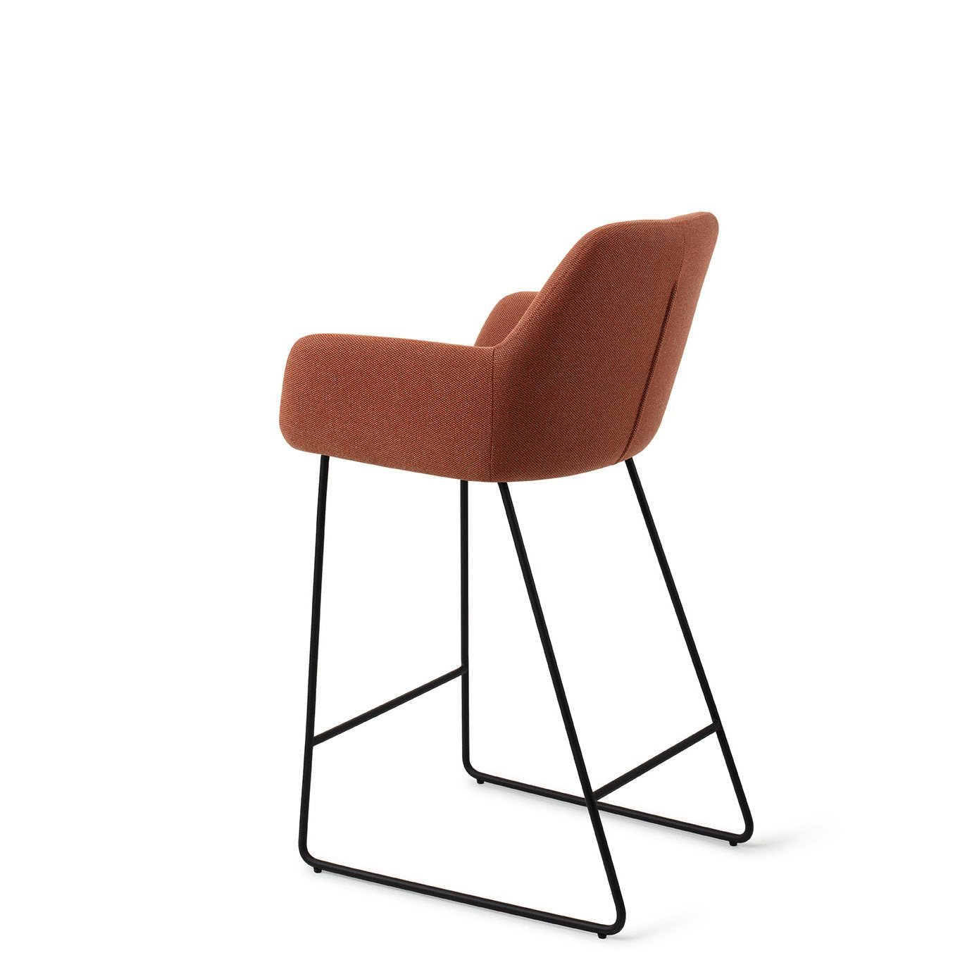 Jesper Home Hiroo Hearth Harmony Barkruk - Slide Black (L) - KwaliteitWonen.nl