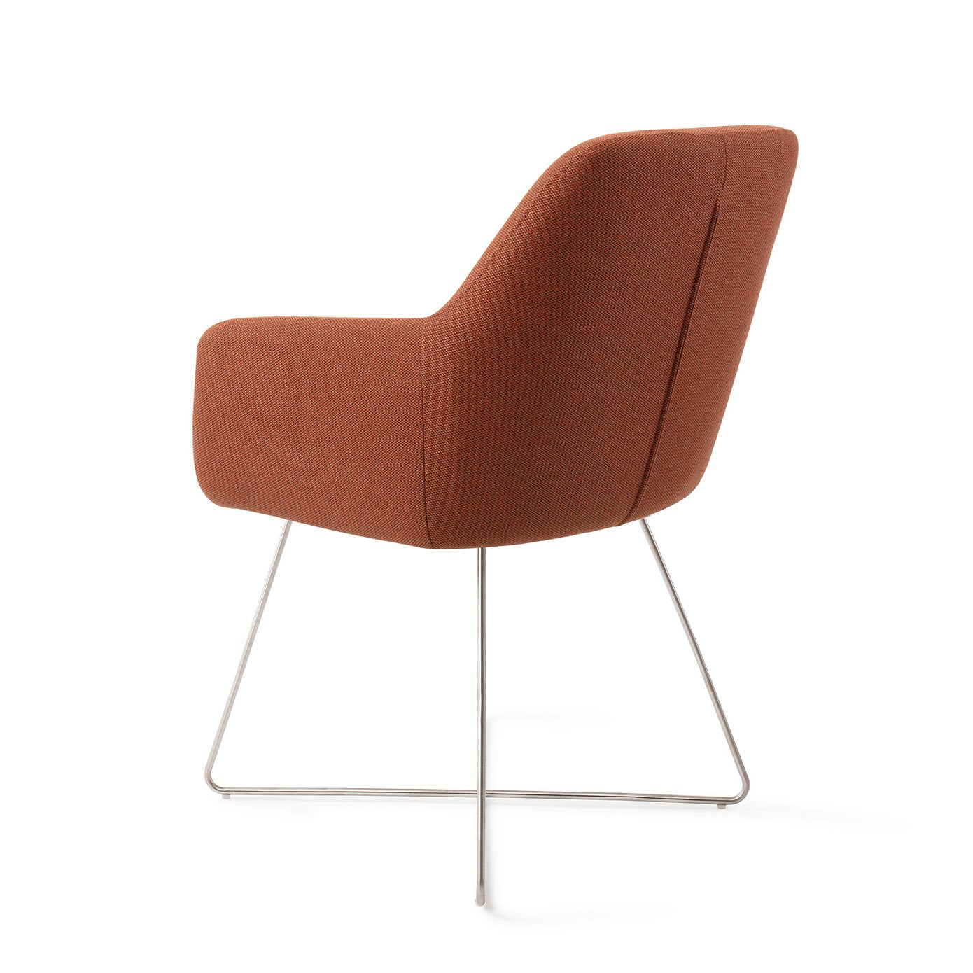 Jesper Home Hiroo Hearth Harmony Eetkamerstoel - Cross Steel - KwaliteitWonen.nl