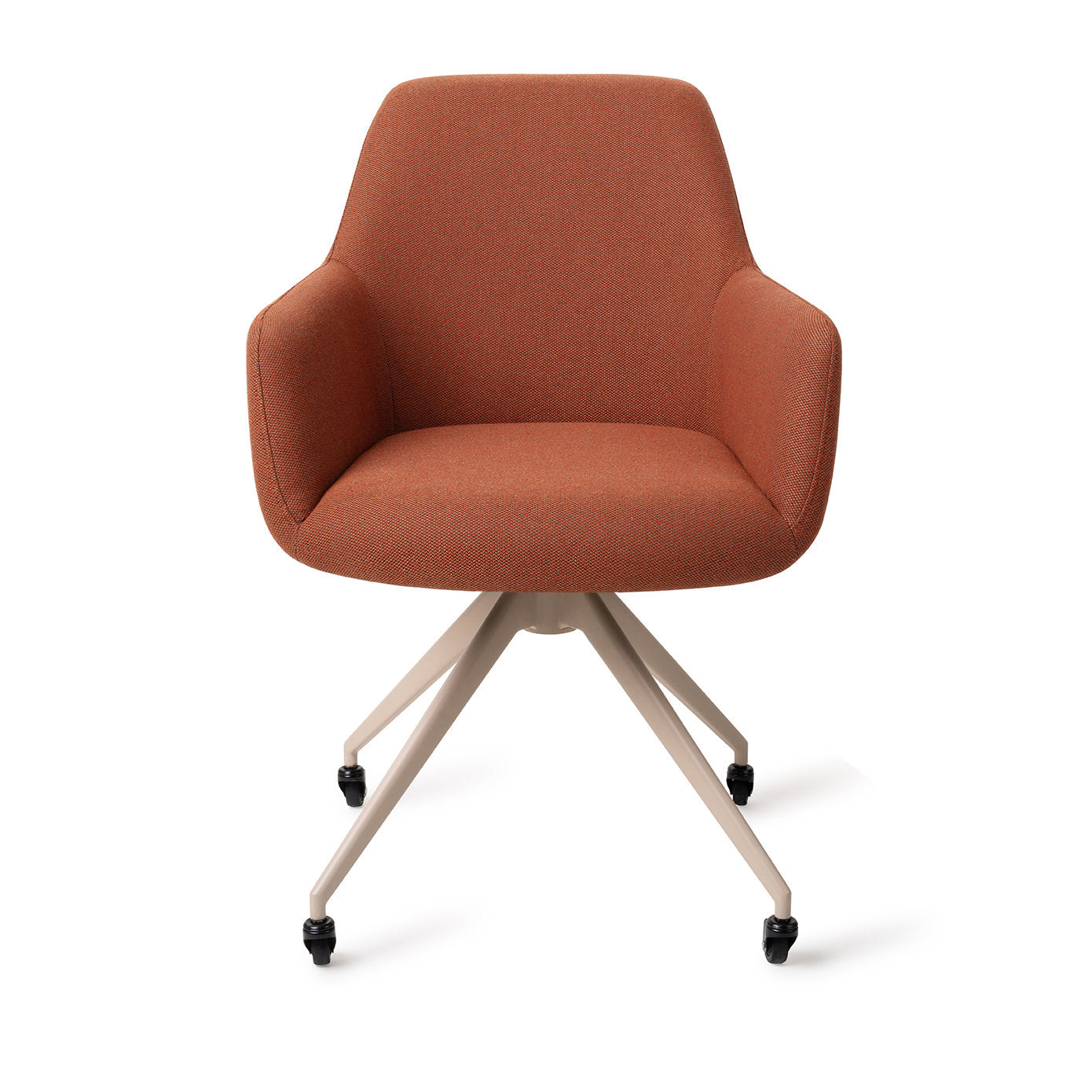 Jesper Home Hiroo Hearth Harmony Eetkamerstoel - Glide Beige - KwaliteitWonen.nl