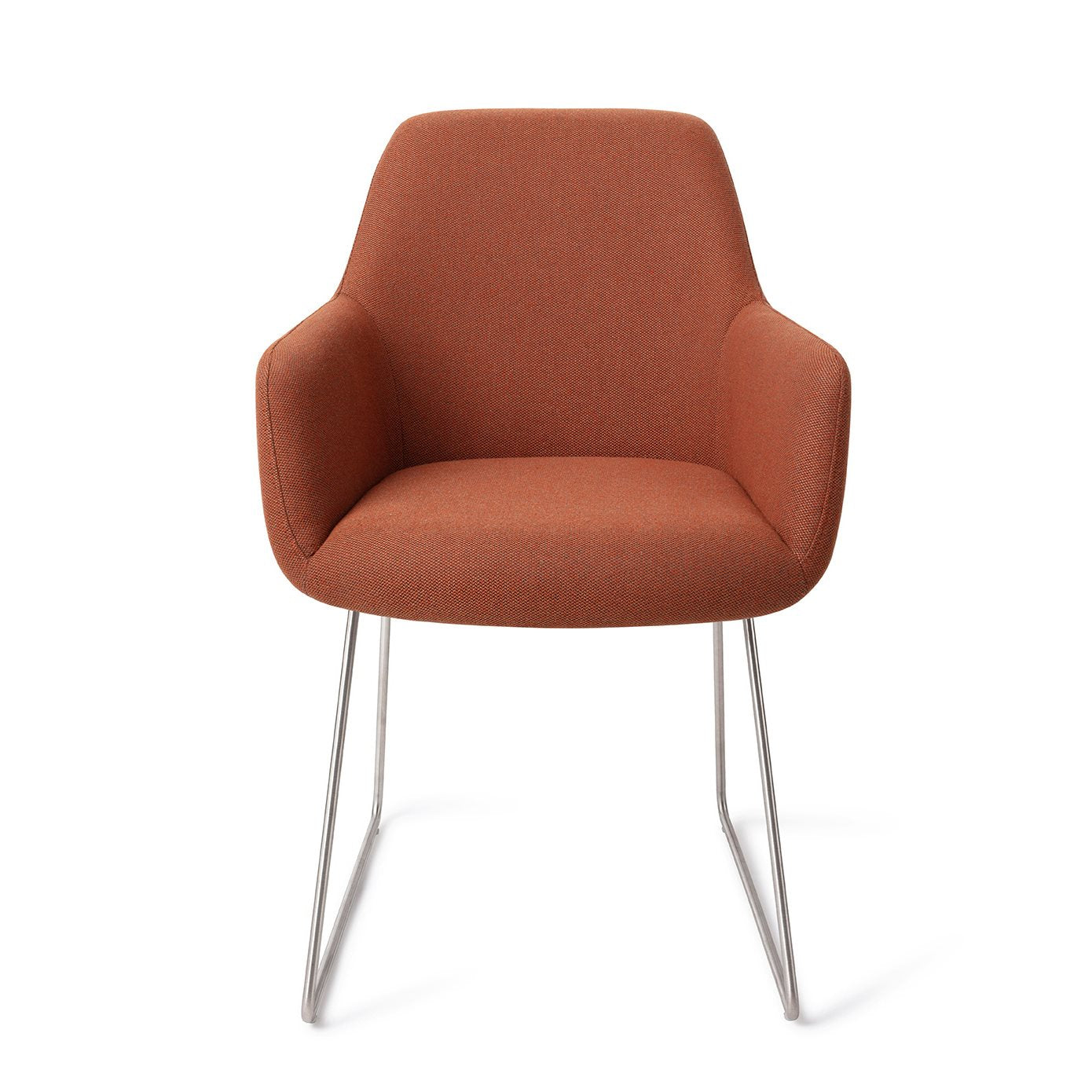 Jesper Home Hiroo Hearth Harmony Eetkamerstoel - Slide Steel - KwaliteitWonen.nl