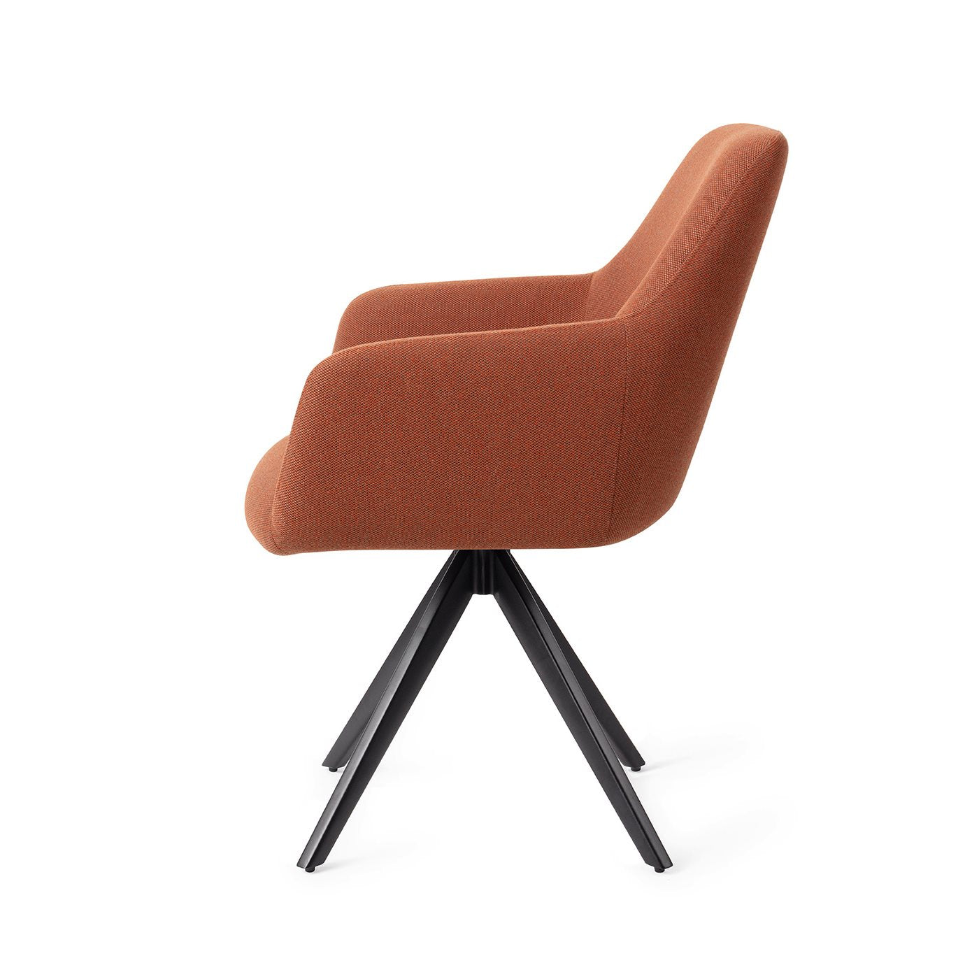 Jesper Home Hiroo Hearth Harmony Eetkamerstoel - Turn Black - KwaliteitWonen.nl