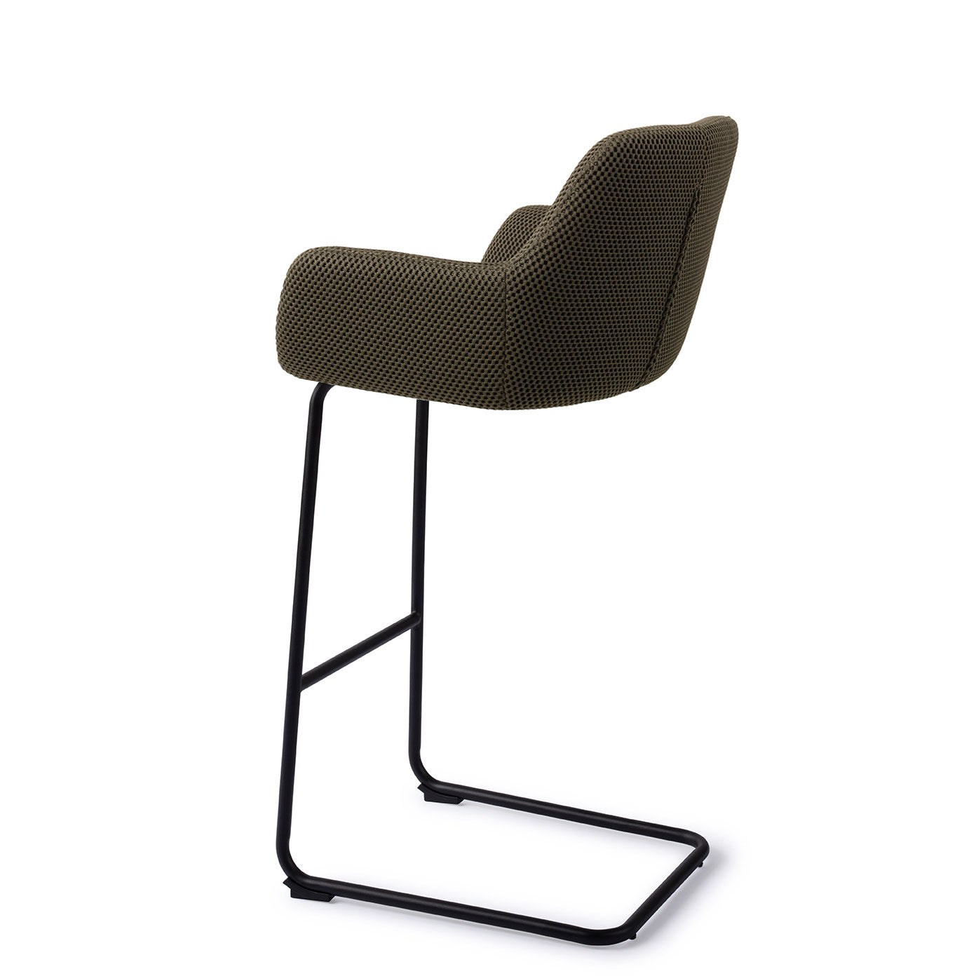 Jesper Home Hiroo Jungle Jewel Barkruk - Arch Black (H) - KwaliteitWonen.nl