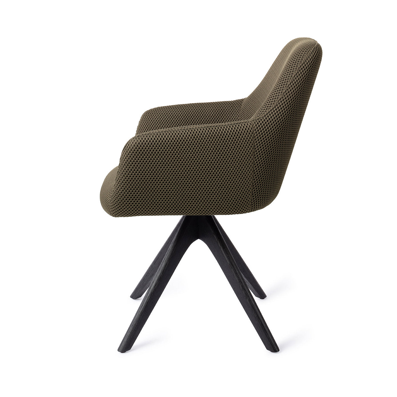 Jesper Home Hiroo Jungle Jewel Eetkamerstoel - Revolve Oak Black - KwaliteitWonen.nl