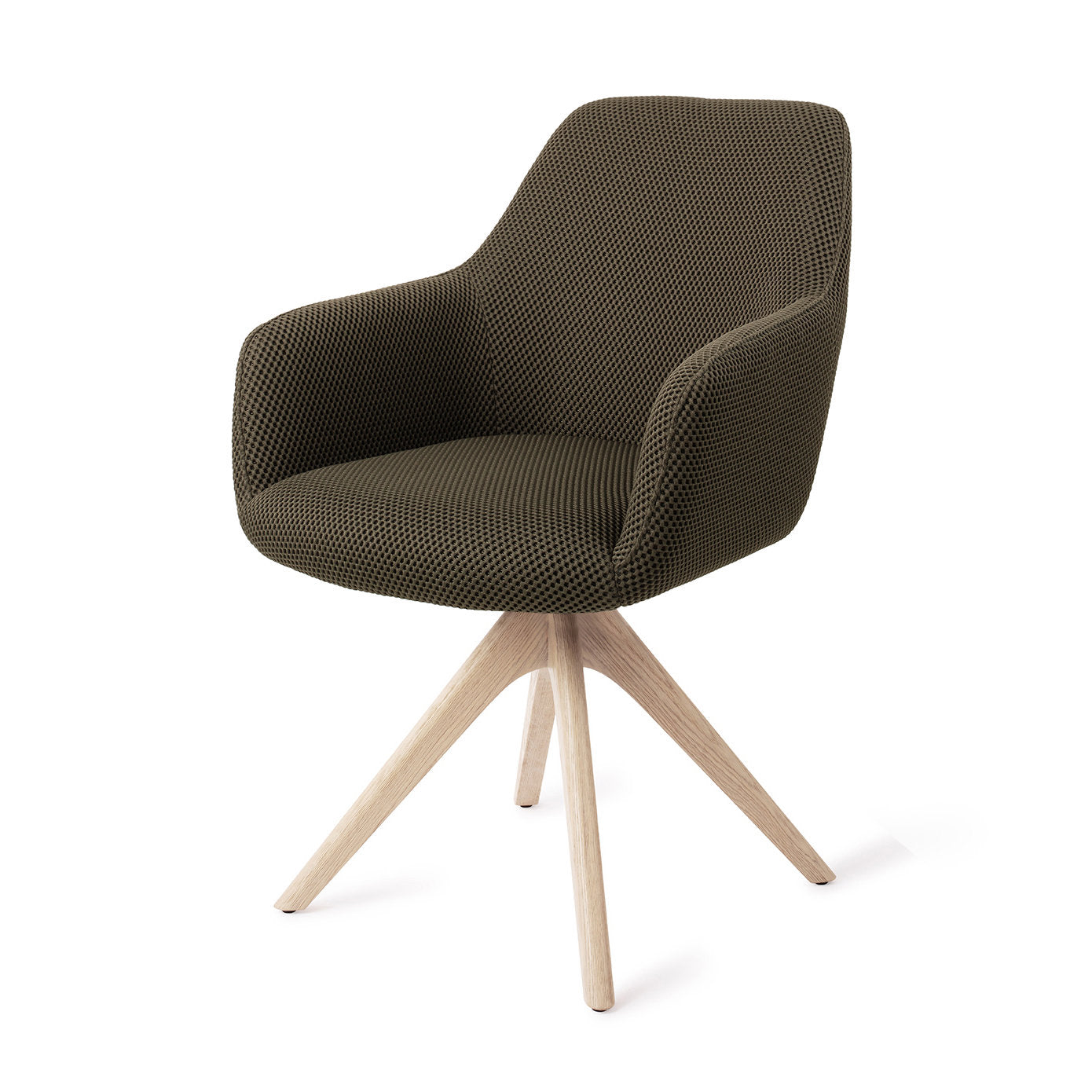 Jesper Home Hiroo Jungle Jewel Eetkamerstoel - Revolve Oak Bleach - KwaliteitWonen.nl