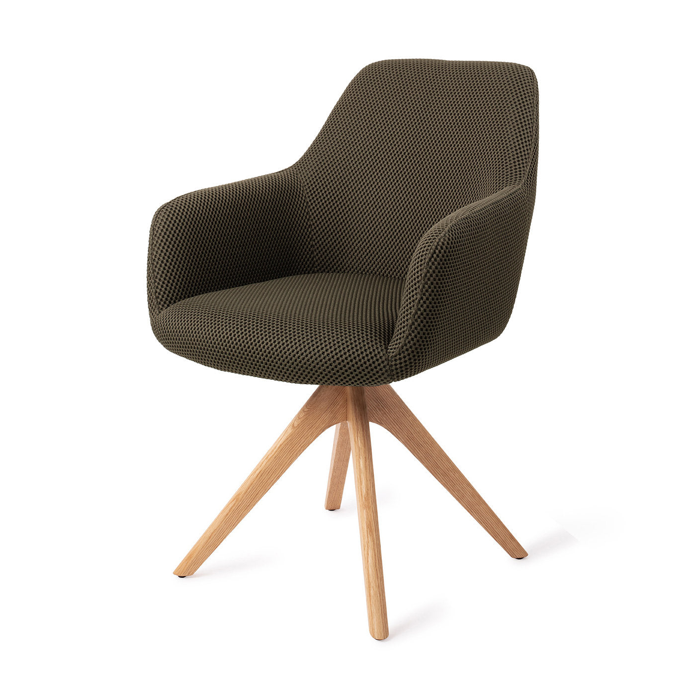 Jesper Home Hiroo Jungle Jewel Eetkamerstoel - Revolve Oak Natural - KwaliteitWonen.nl