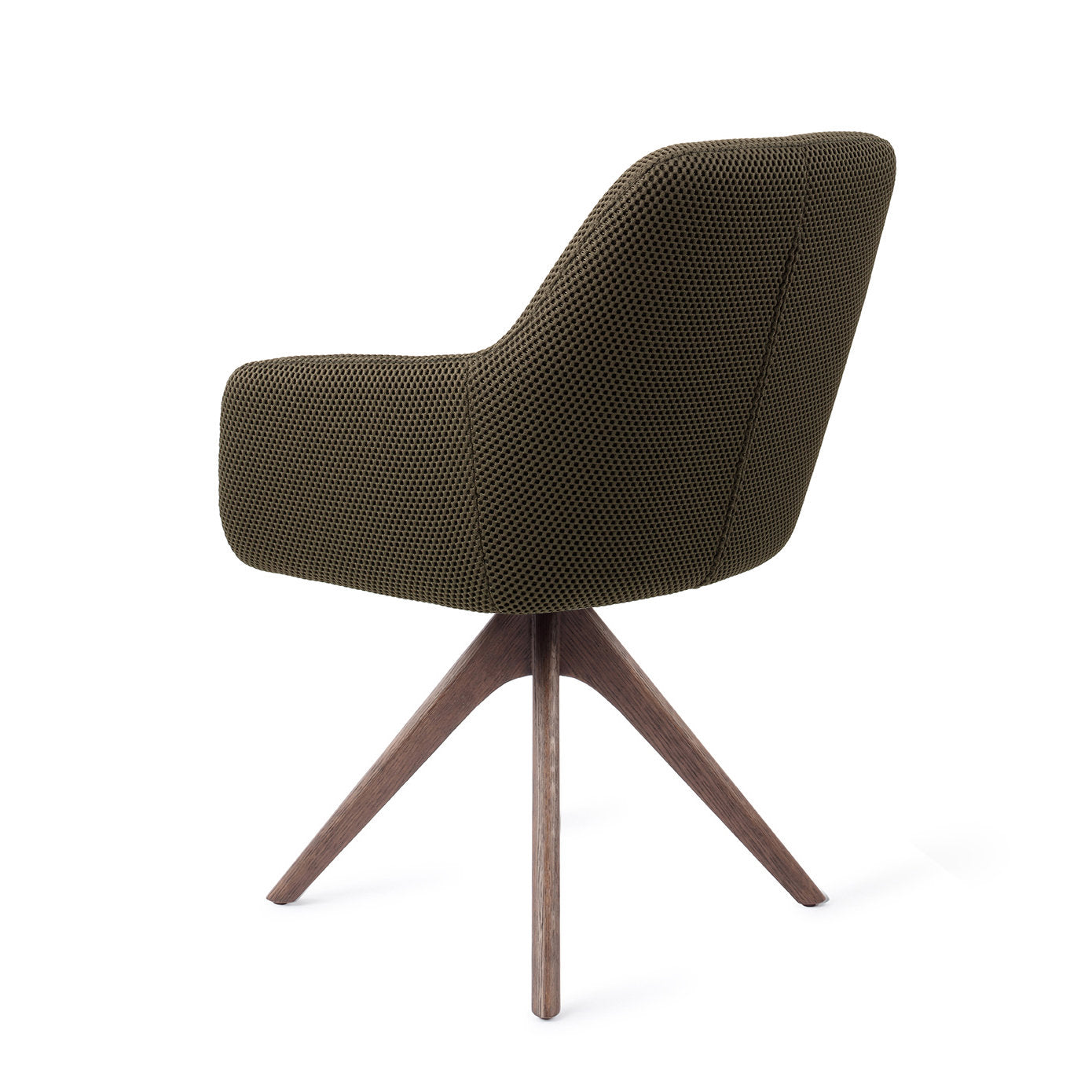 Jesper Home Hiroo Jungle Jewel Eetkamerstoel - Revolve Oak Walnut - KwaliteitWonen.nl