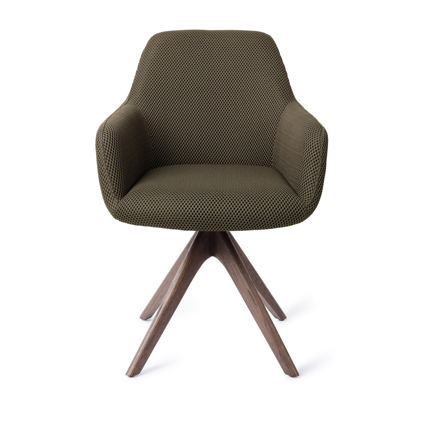 Jesper Home Hiroo Jungle Jewel Eetkamerstoel - Revolve Oak Walnut - KwaliteitWonen.nl