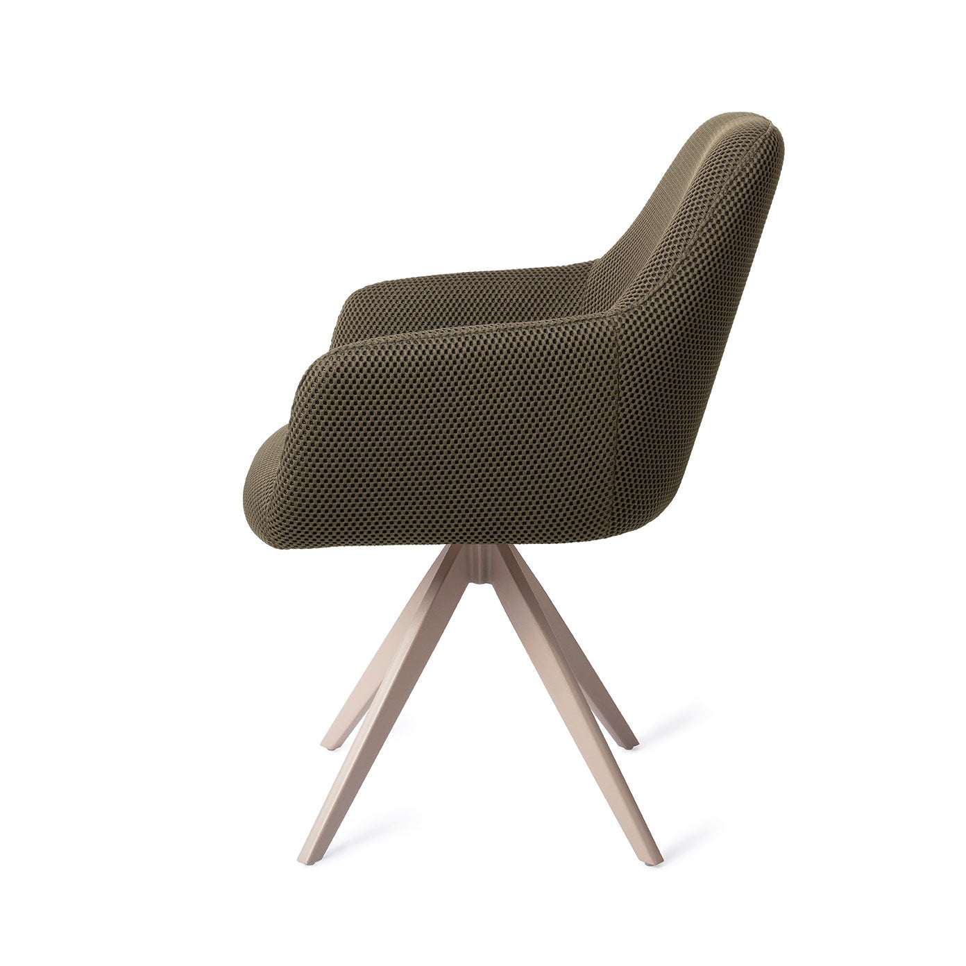 Jesper Home Hiroo Jungle Jewel Eetkamerstoel - Turn Beige - KwaliteitWonen.nl