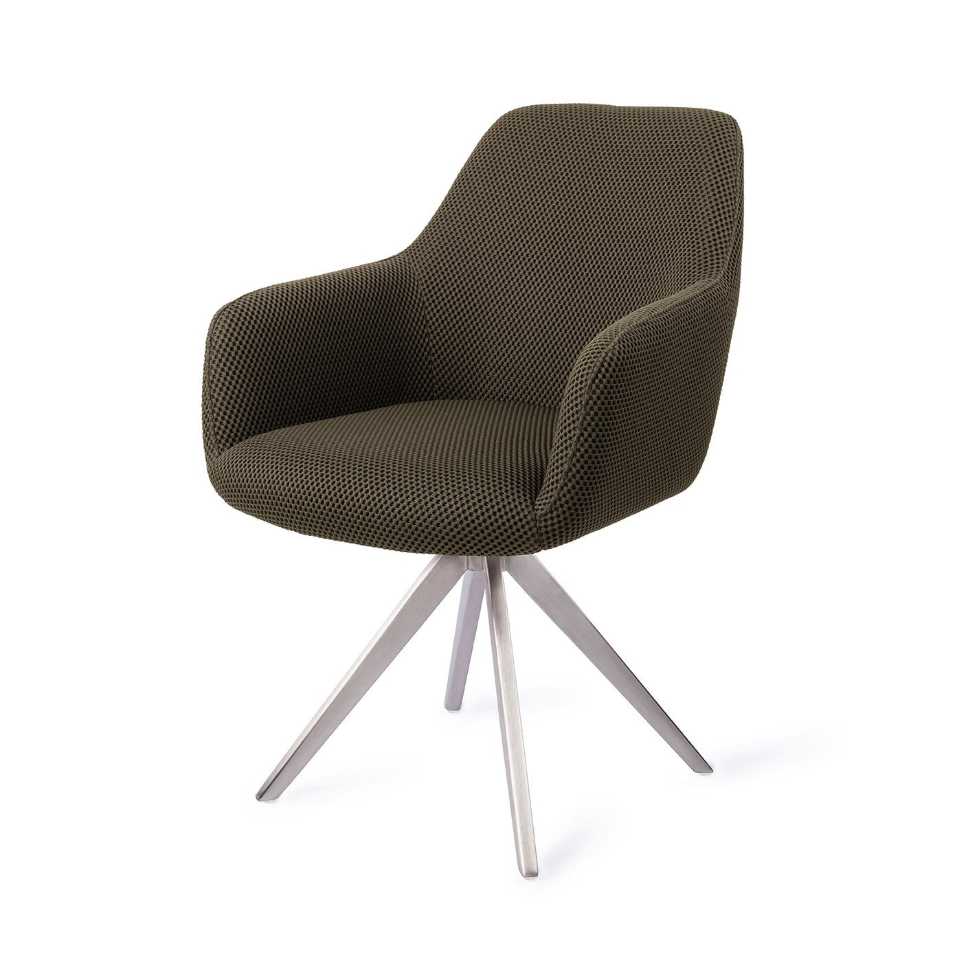 Jesper Home Hiroo Jungle Jewel Eetkamerstoel - Turn Steel - KwaliteitWonen.nl