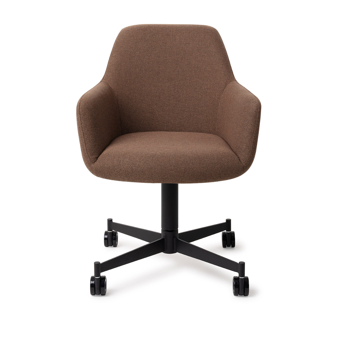 Jesper Home Hiroo Rustic Rye Eetkamerstoel - Caster Black - KwaliteitWonen.nl