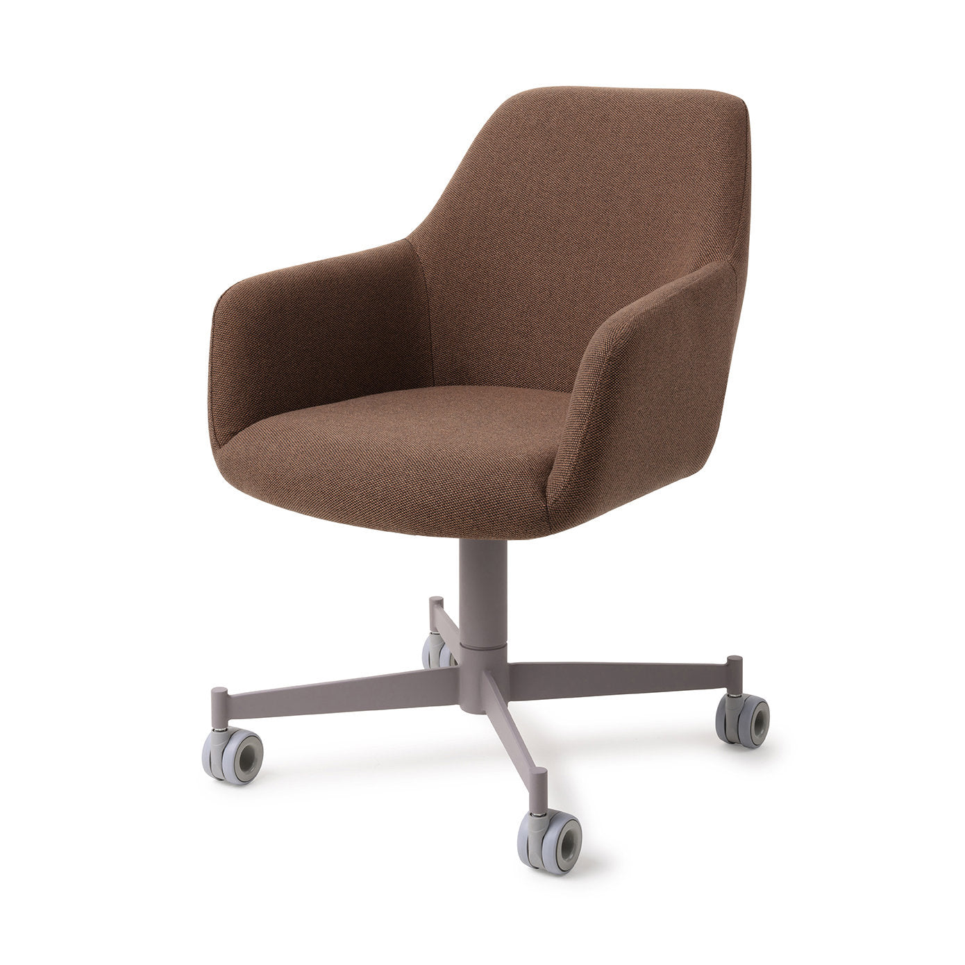 Jesper Home Hiroo Rustic Rye Eetkamerstoel - Caster Grey - KwaliteitWonen.nl