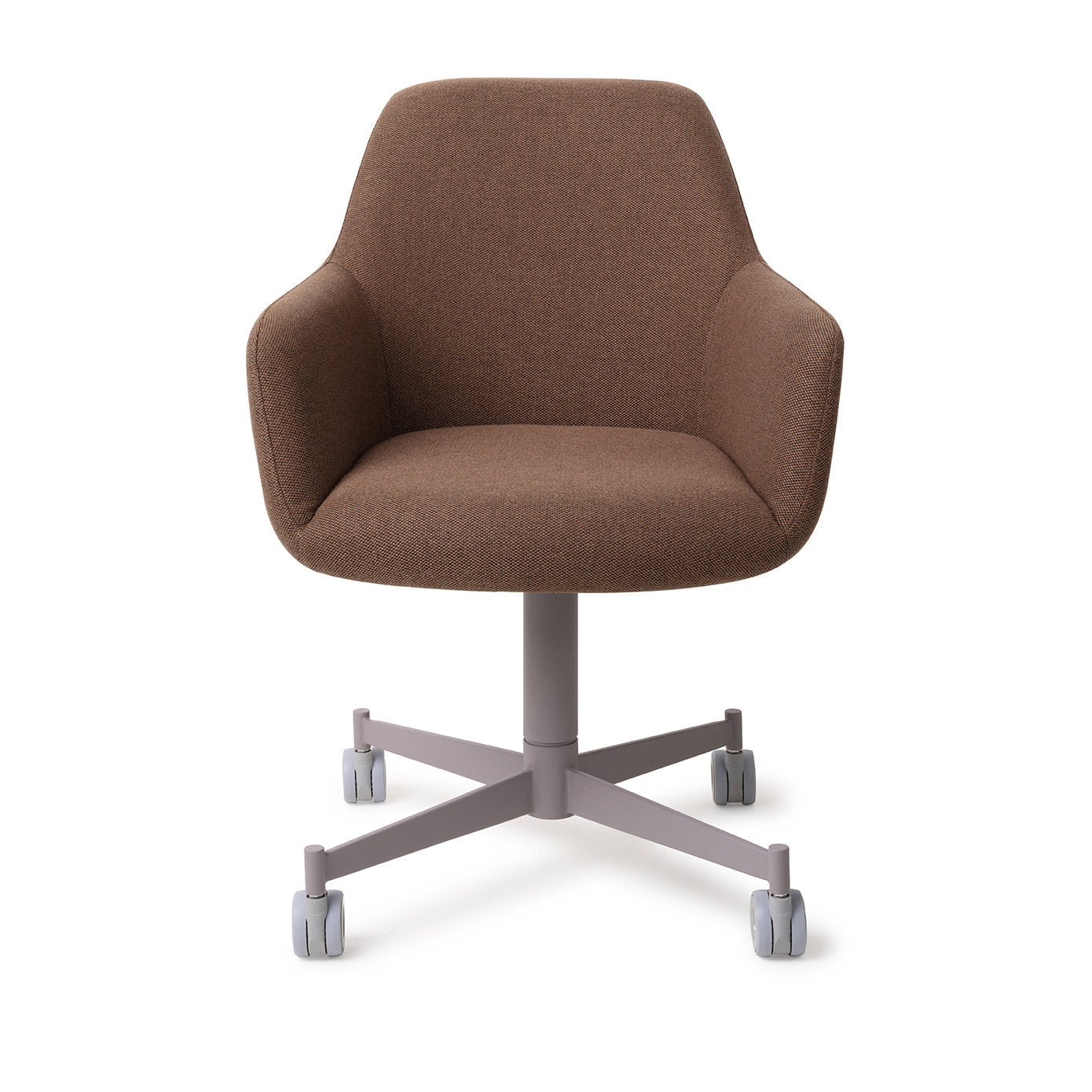 Jesper Home Hiroo Rustic Rye Eetkamerstoel - Caster Grey - KwaliteitWonen.nl