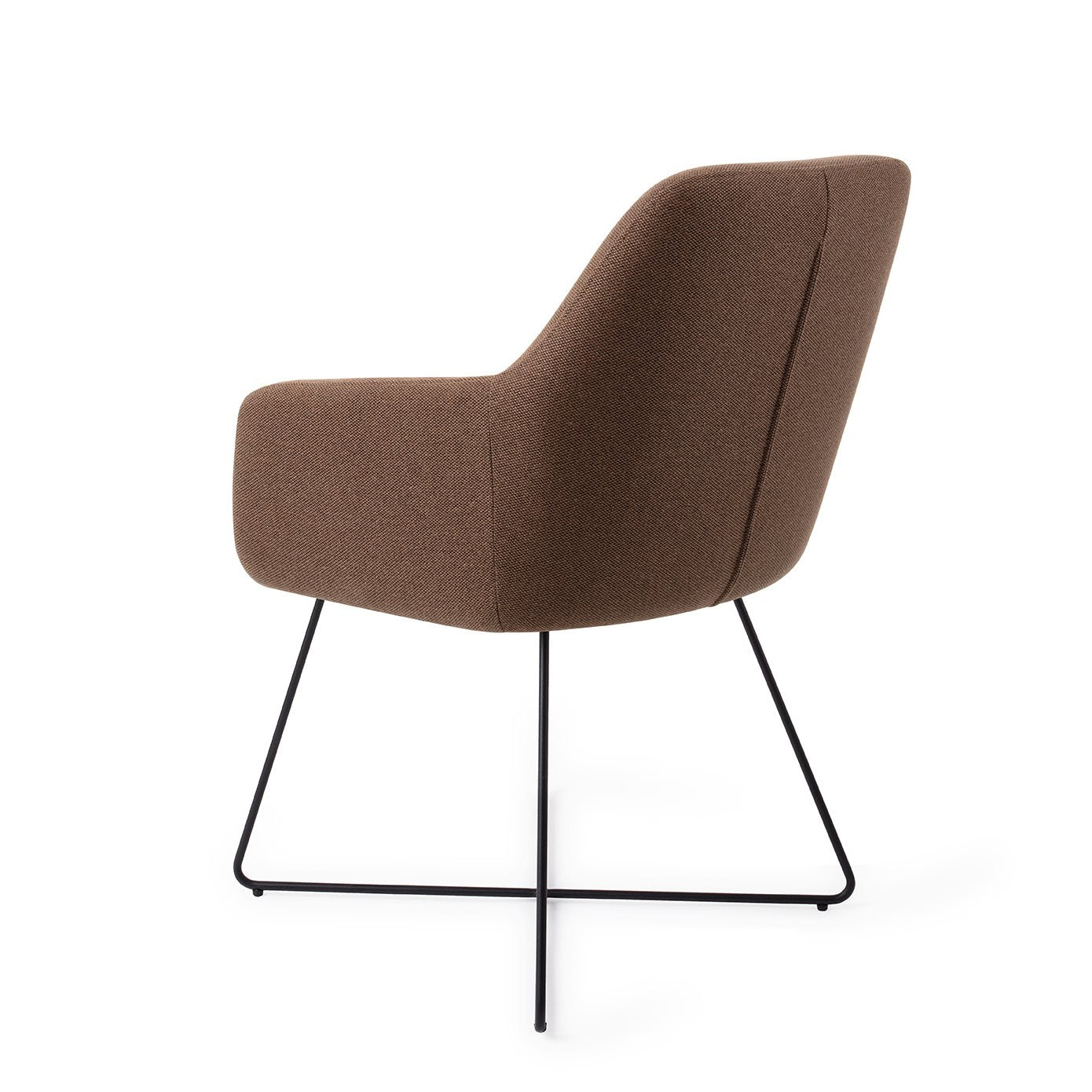 Jesper Home Hiroo Rustic Rye Eetkamerstoel - Cross Black - KwaliteitWonen.nl