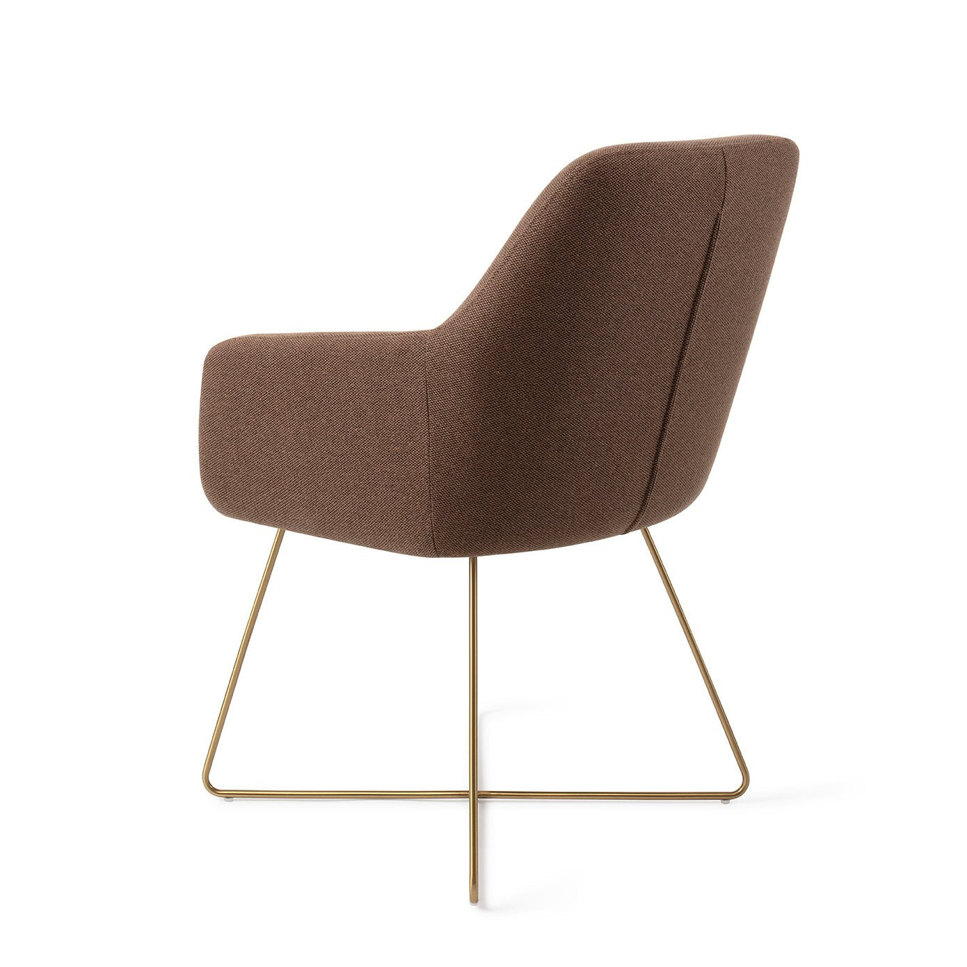 Jesper Home Hiroo Rustic Rye Eetkamerstoel - Cross Gold - KwaliteitWonen.nl
