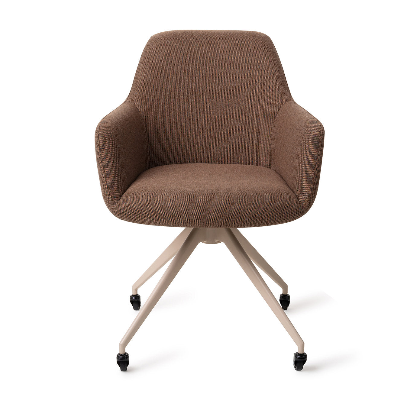 Jesper Home Hiroo Rustic Rye Eetkamerstoel - Glide Beige - KwaliteitWonen.nl
