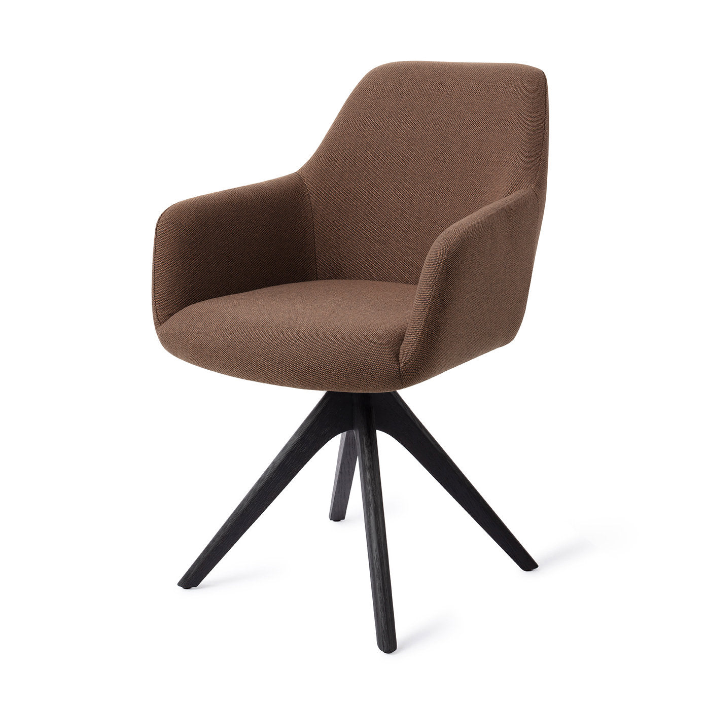 Jesper Home Hiroo Rustic Rye Eetkamerstoel - Revolve Oak Black - KwaliteitWonen.nl