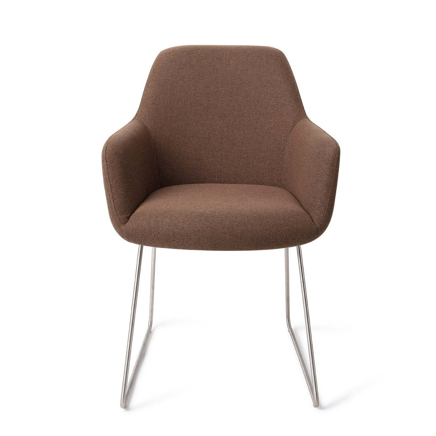 Jesper Home Hiroo Rustic Rye Eetkamerstoel - Slide Steel - KwaliteitWonen.nl