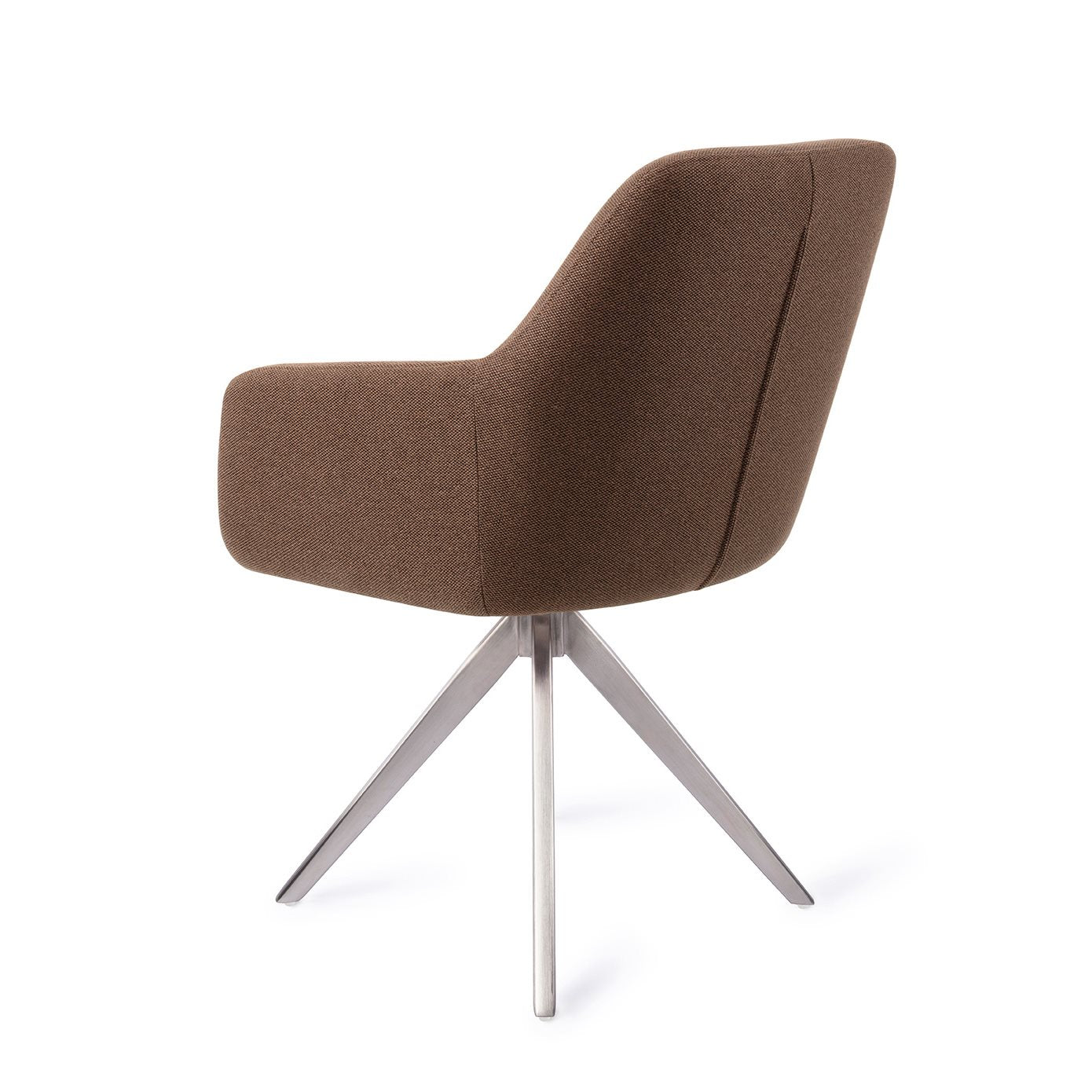 Jesper Home Hiroo Rustic Rye Eetkamerstoel - Turn Steel - KwaliteitWonen.nl