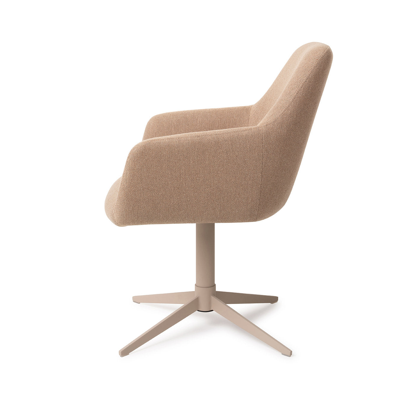 Jesper Home Hiroo Whisper Wheat Eetkamerstoel - Quad Beige - KwaliteitWonen.nl