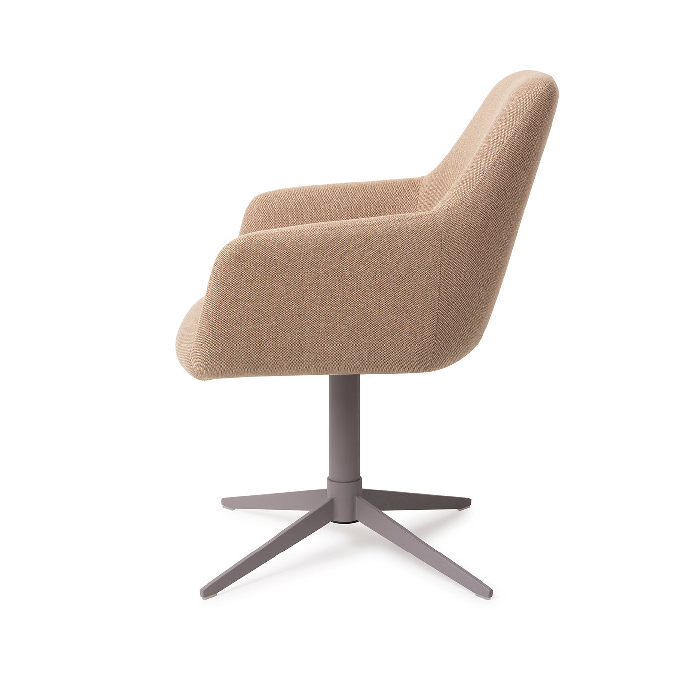Jesper Home Hiroo Whisper Wheat Eetkamerstoel - Quad Grey - KwaliteitWonen.nl