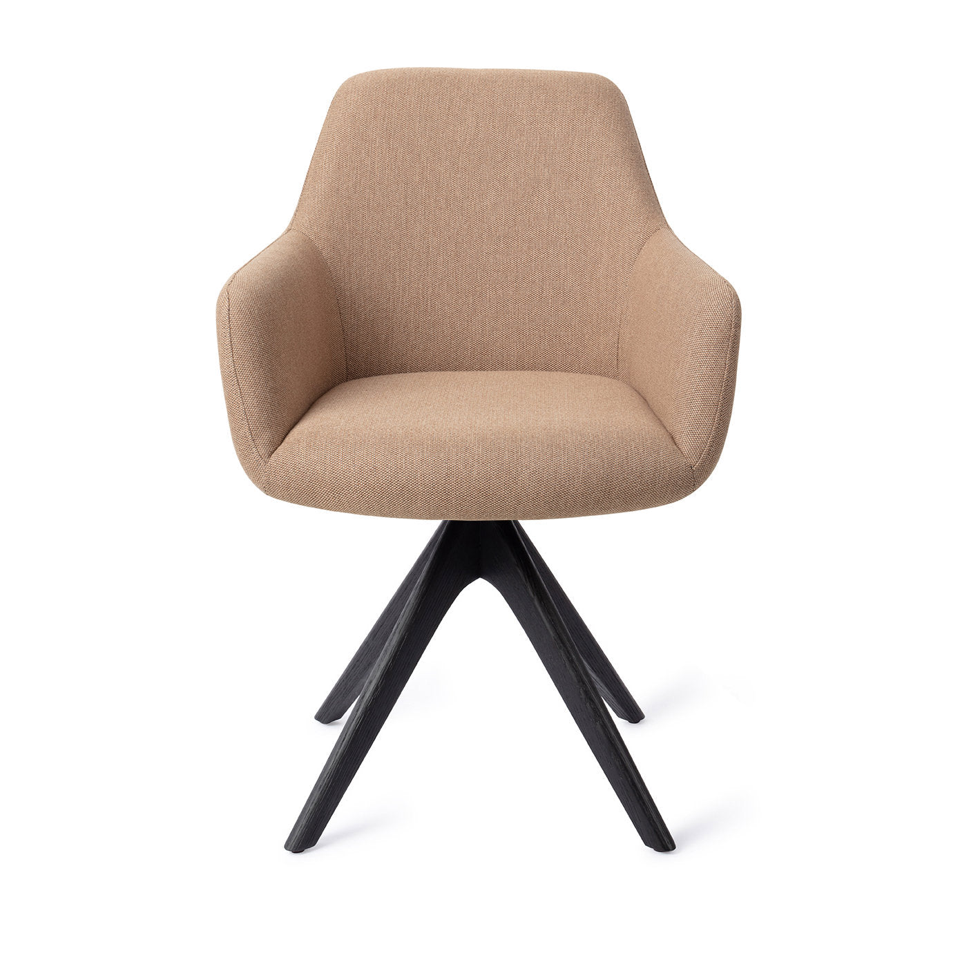 Jesper Home Hiroo Whisper Wheat Eetkamerstoel - Revolve Oak Black - KwaliteitWonen.nl