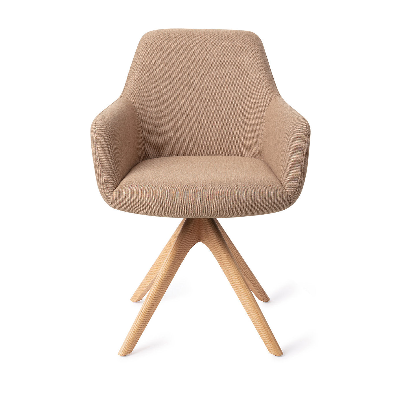 Jesper Home Hiroo Whisper Wheat Eetkamerstoel - Revolve Oak Natural - KwaliteitWonen.nl