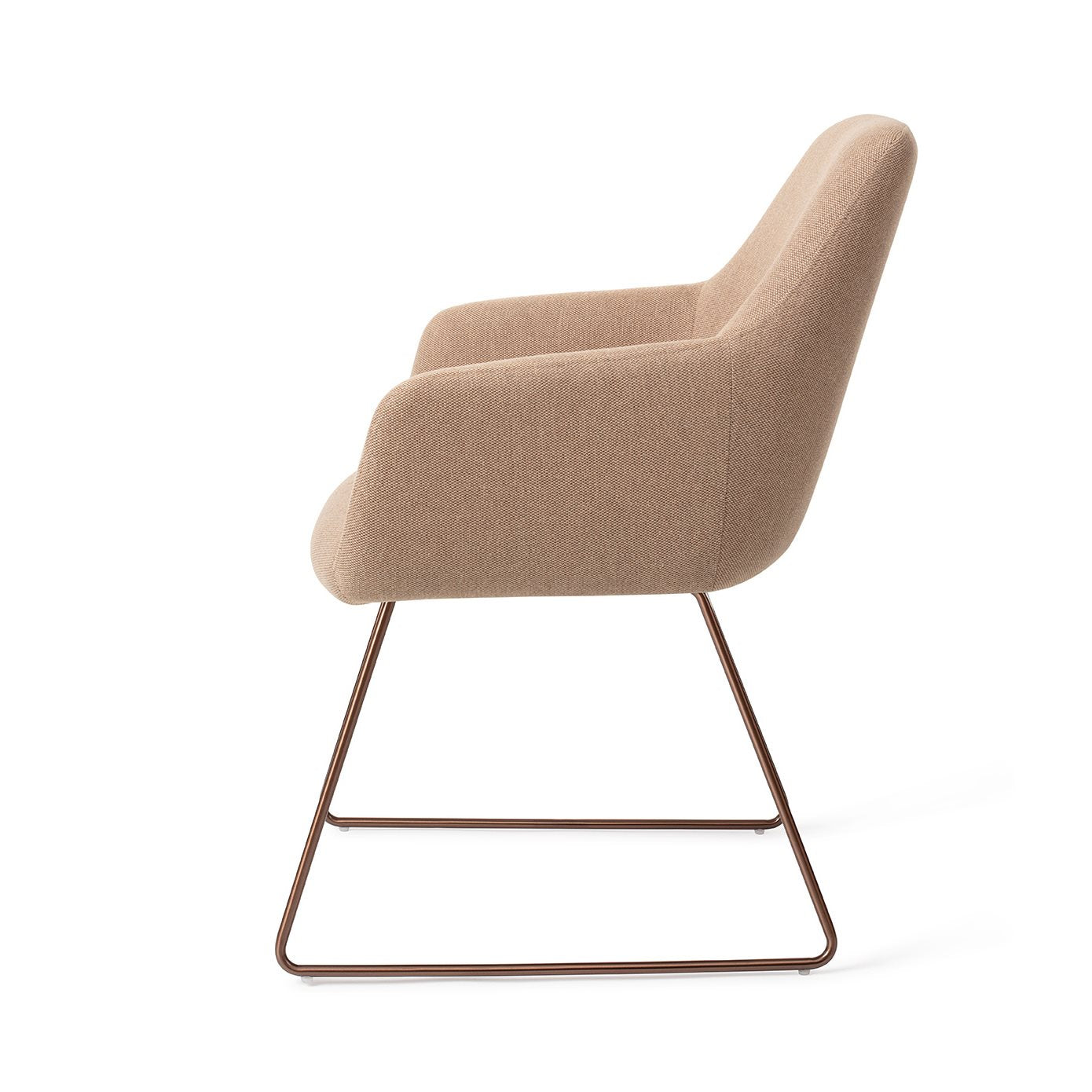 Jesper Home Hiroo Whisper Wheat Eetkamerstoel - Slide Rose - KwaliteitWonen.nl