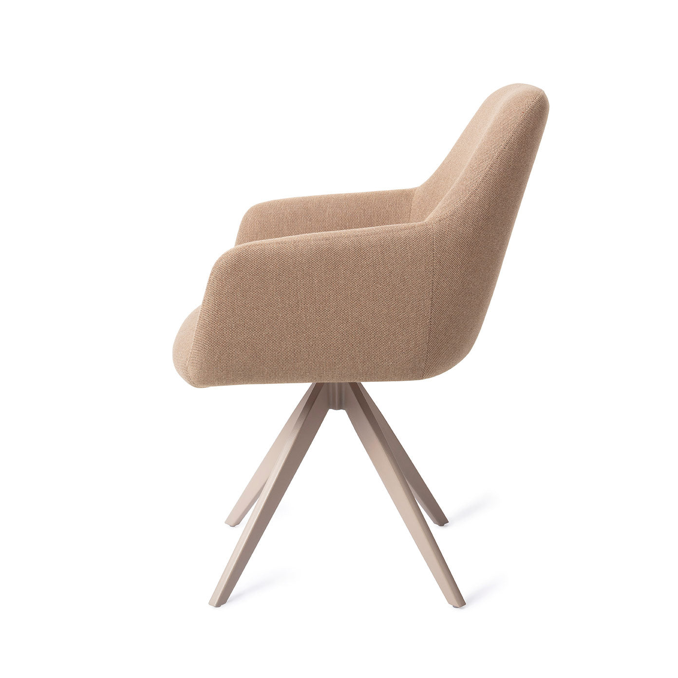 Jesper Home Hiroo Whisper Wheat Eetkamerstoel - Turn Beige - KwaliteitWonen.nl