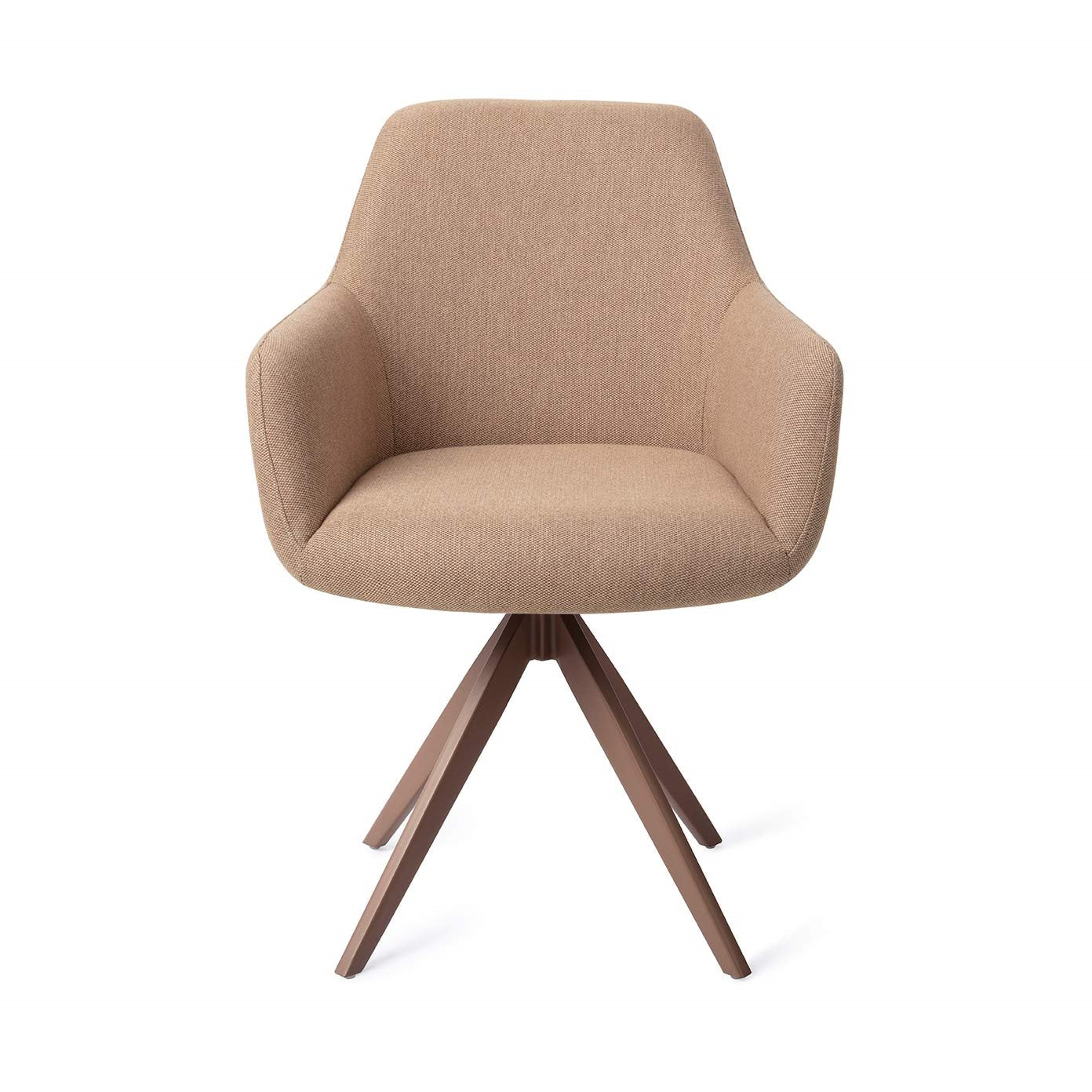Jesper Home Hiroo Whisper Wheat Eetkamerstoel - Turn Brown - KwaliteitWonen.nl