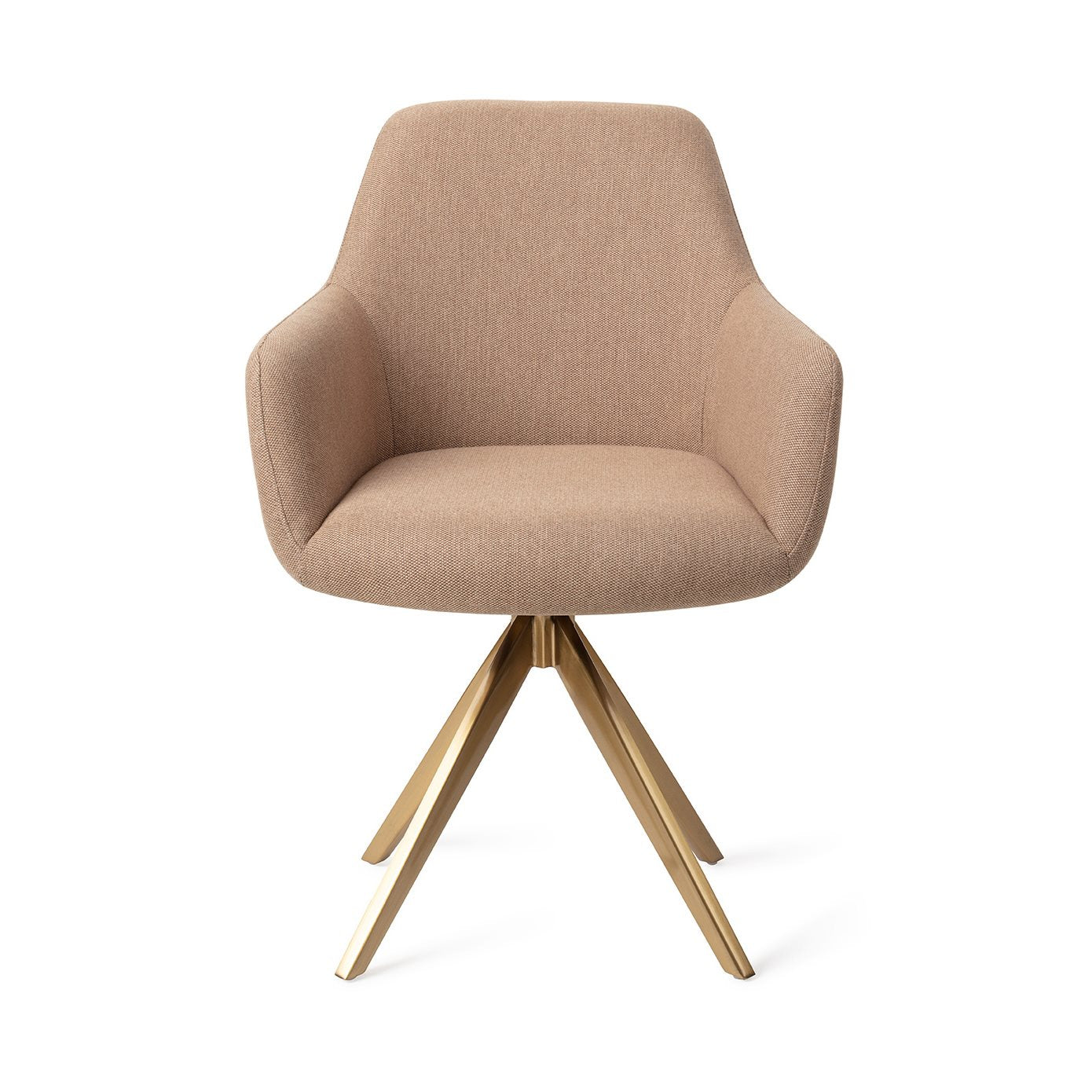 Jesper Home Hiroo Whisper Wheat Eetkamerstoel - Turn Gold - KwaliteitWonen.nl