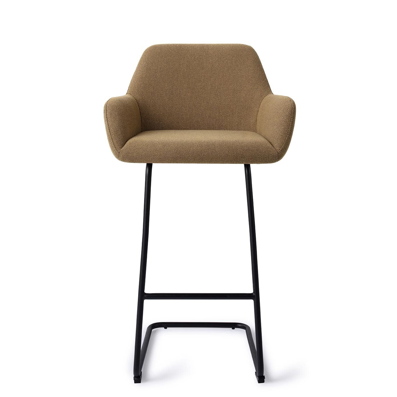 Jesper Home Hiroo Willow Barkruk - Arch Black (H) - KwaliteitWonen.nl