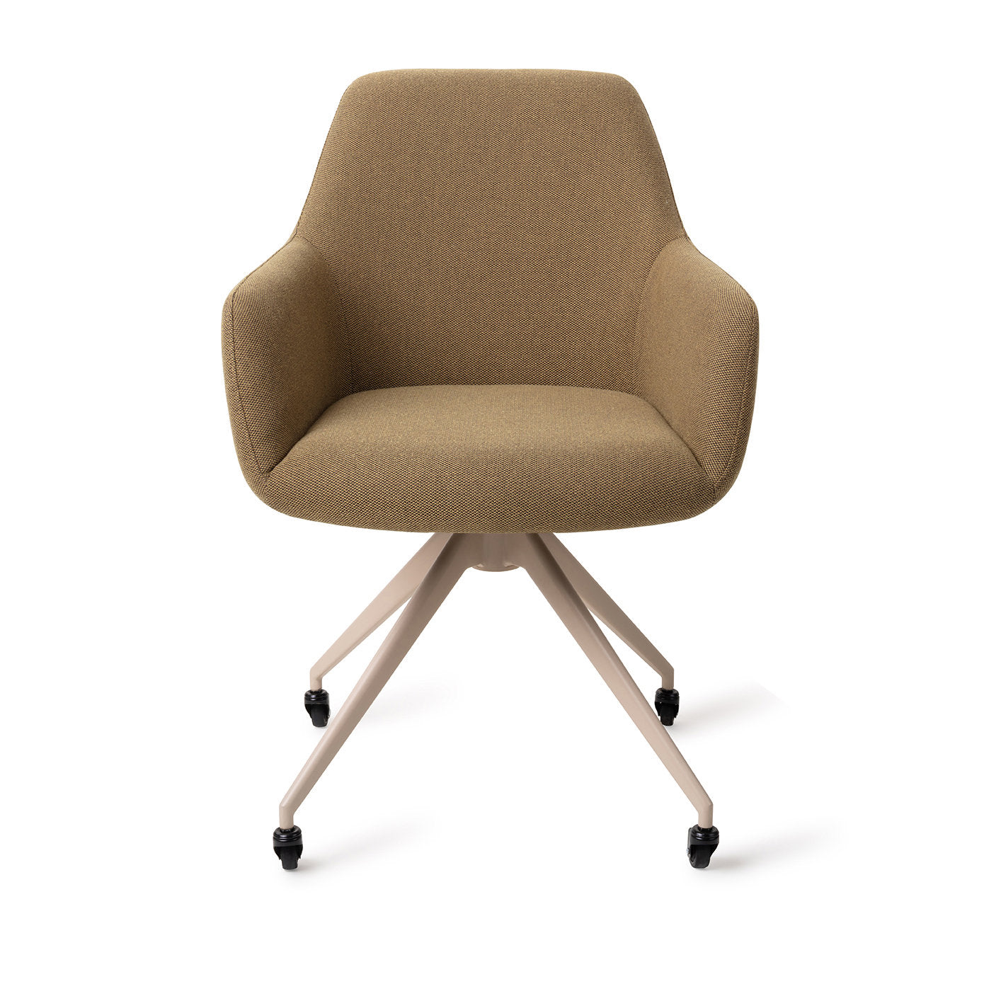 Jesper Home Hiroo Willow Eetkamerstoel - Glide Beige - KwaliteitWonen.nl