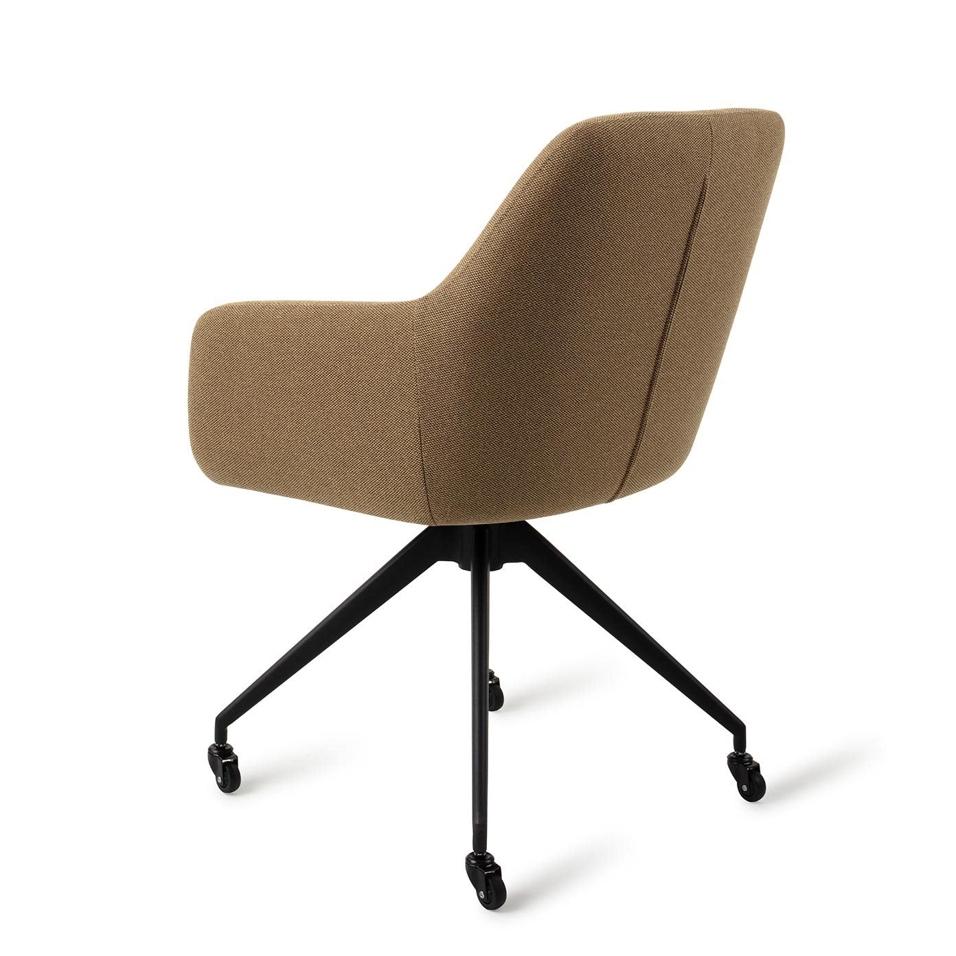Jesper Home Hiroo Willow Eetkamerstoel - Glide Black - KwaliteitWonen.nl