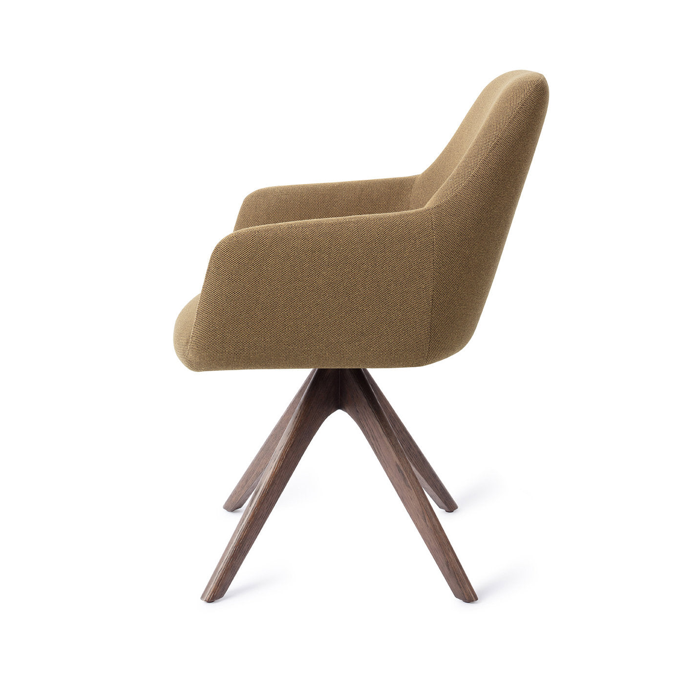 Jesper Home Hiroo Willow Eetkamerstoel - Revolve Oak Walnut - KwaliteitWonen.nl