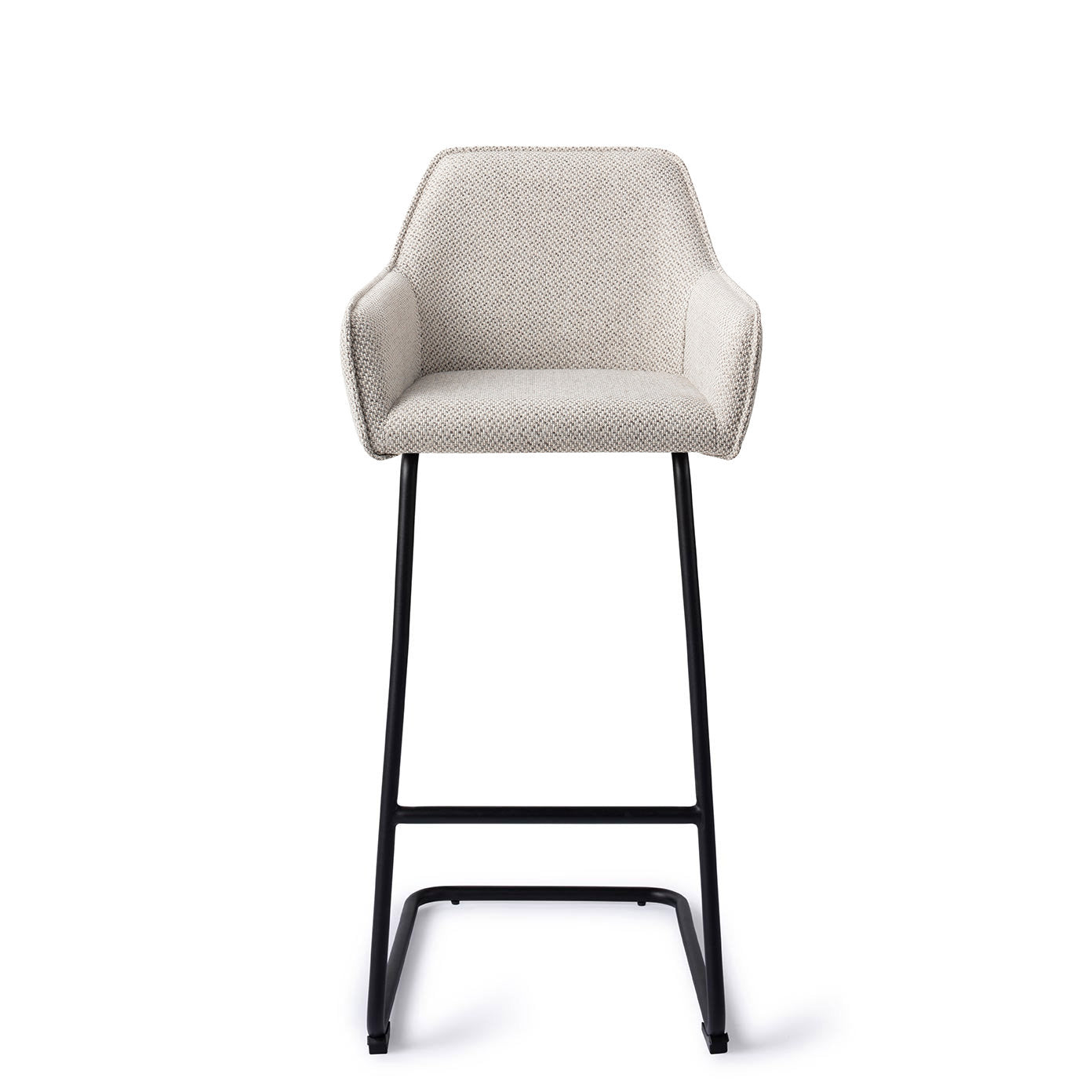 Jesper Home Hofu Checkers Charm Barkruk - Arch Black (H) - KwaliteitWonen.nl
