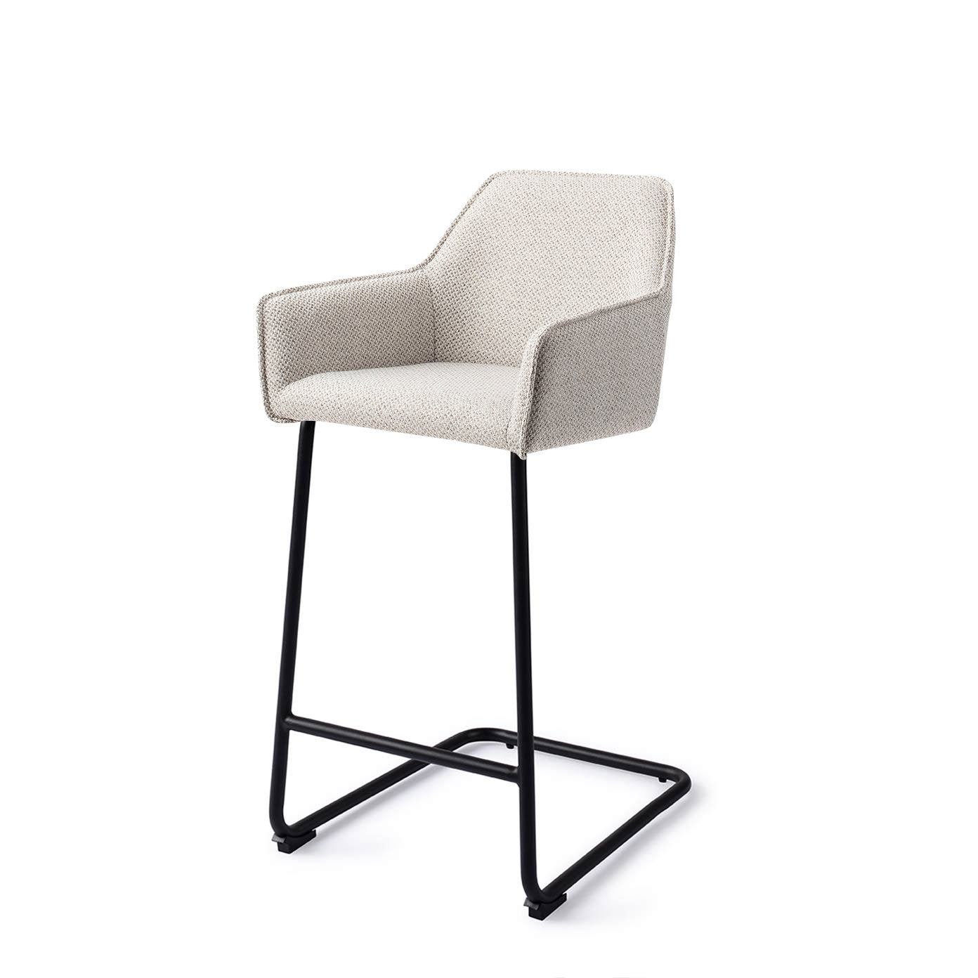 Jesper Home Hofu Checkers Charm Barkruk - Arch Black (L) - KwaliteitWonen.nl