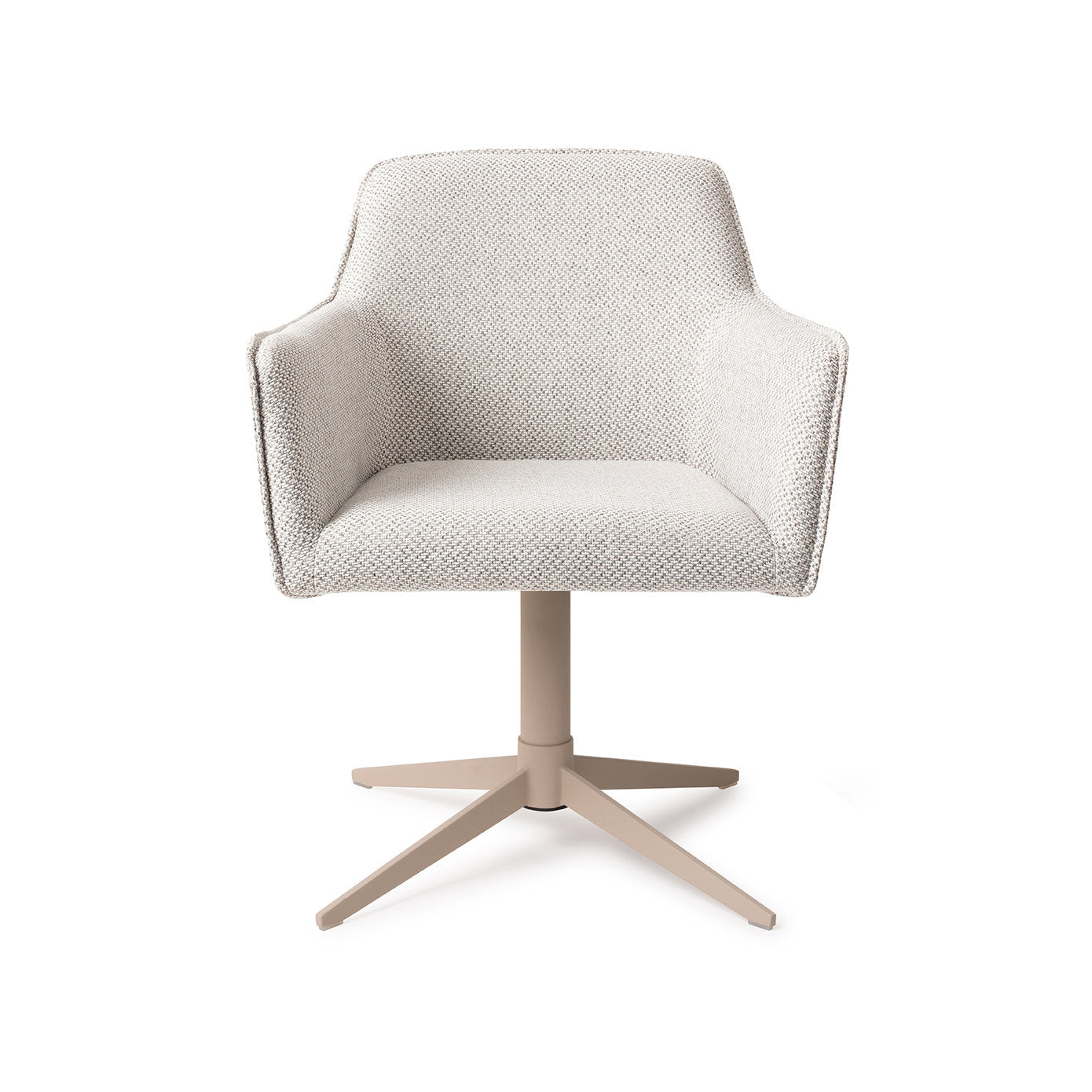 Jesper Home Hofu Checkers Charm Eetkamerstoel - Quad Beige - KwaliteitWonen.nl