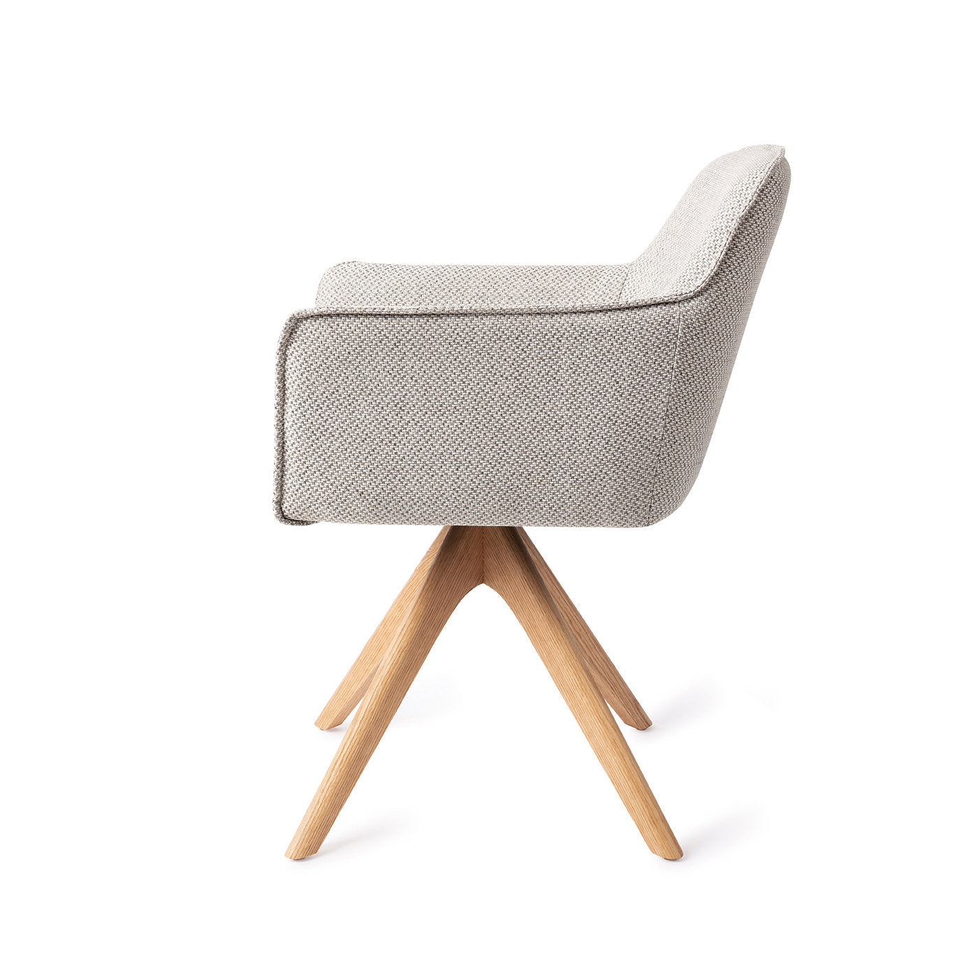 Jesper Home Hofu Checkers Charm Eetkamerstoel - Revolve Oak Natural - KwaliteitWonen.nl