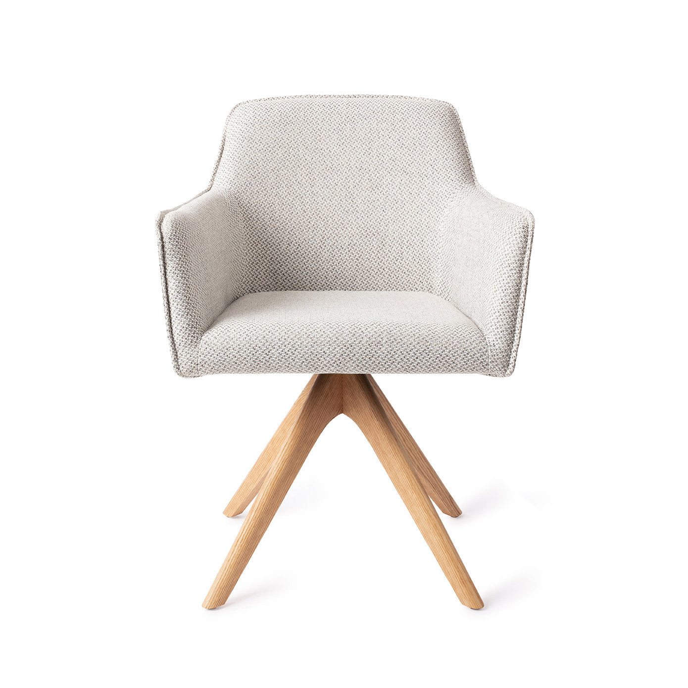 Jesper Home Hofu Checkers Charm Eetkamerstoel - Revolve Oak Natural - KwaliteitWonen.nl