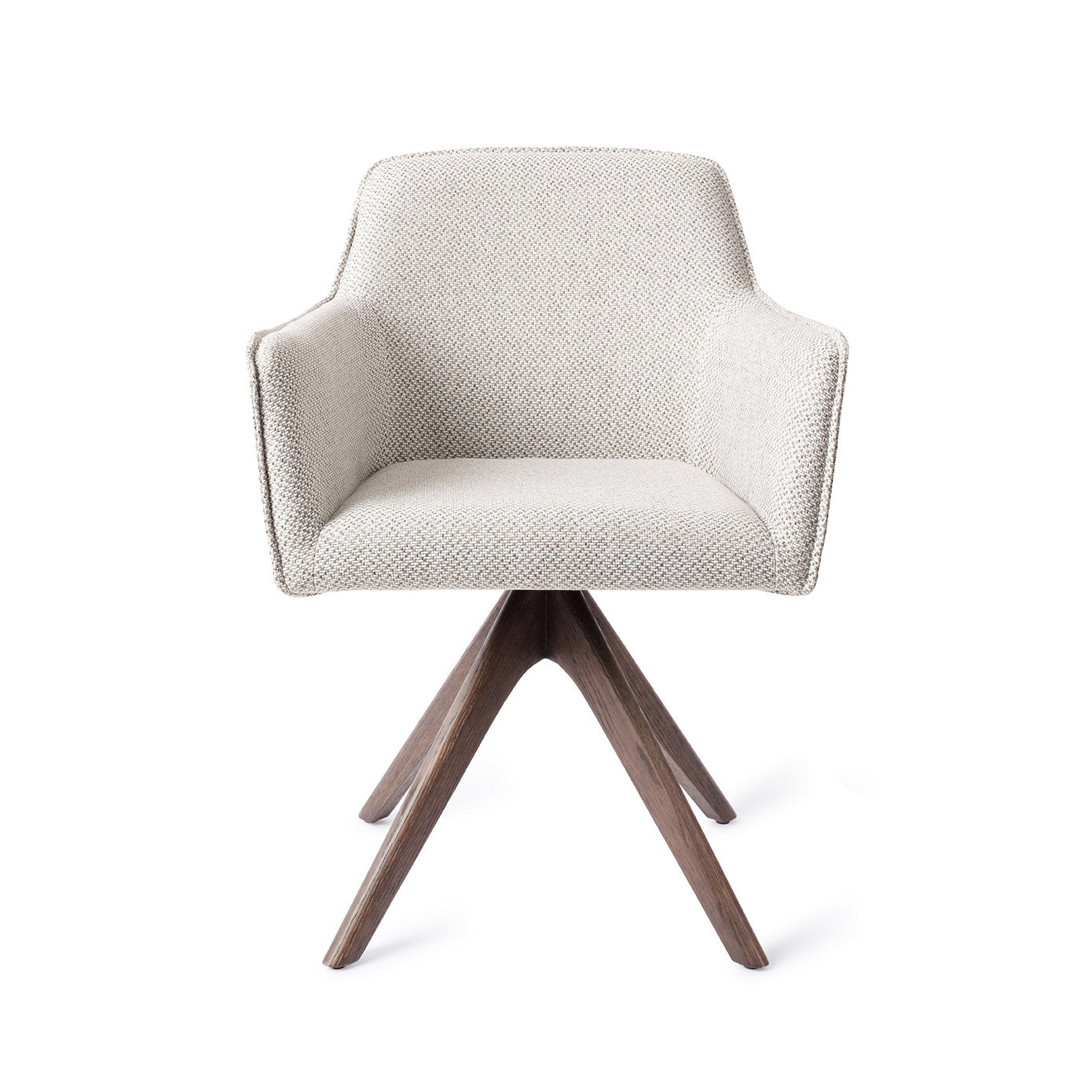 Jesper Home Hofu Checkers Charm Eetkamerstoel - Revolve Oak Walnut - KwaliteitWonen.nl