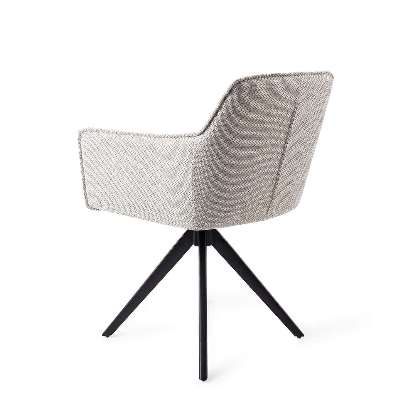 Jesper Home Hofu Checkers Charm Eetkamerstoel - Turn Black - KwaliteitWonen.nl