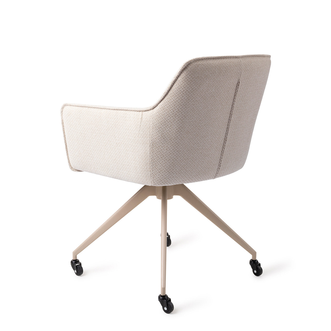 Jesper Home Hofu Enoki Eetkamerstoel - Glide Beige - KwaliteitWonen.nl